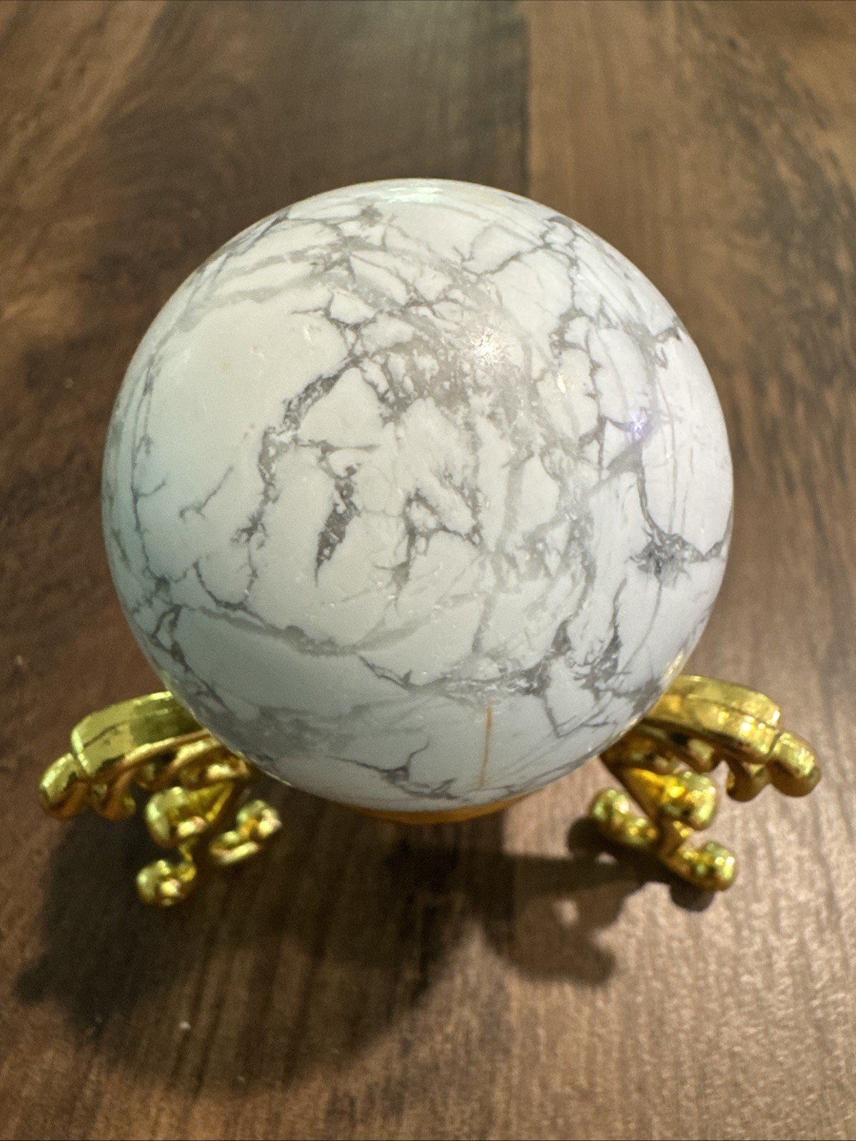 Howlite Crystal Sphere 193 Grams 50 mm