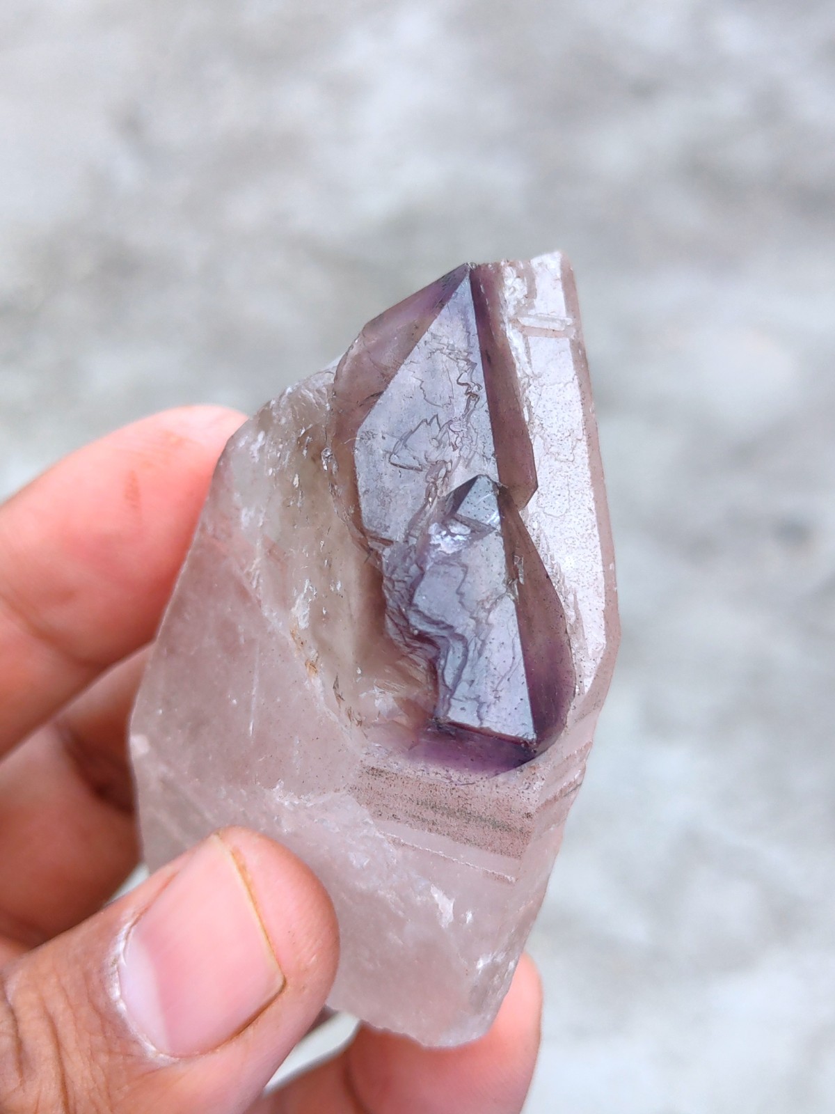 Purple Karur Amethyst Crystal Natural Mineral specimen