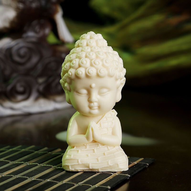AA 3“+ Natural Genuine Tagua Nut Hand Carved Buddha Decoration reiki healing 1PC