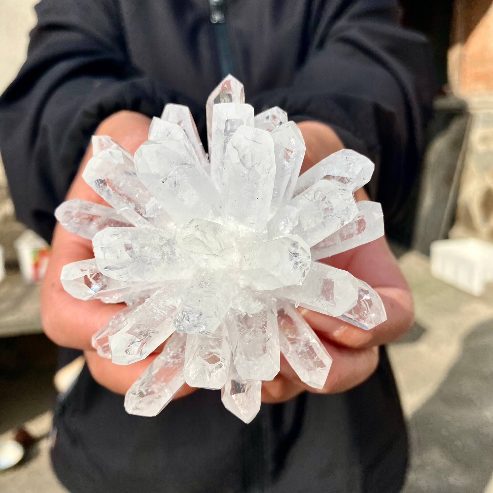 1pc A lot New Find White PhantomQuartz Crystal Cluster MineralSpecimen