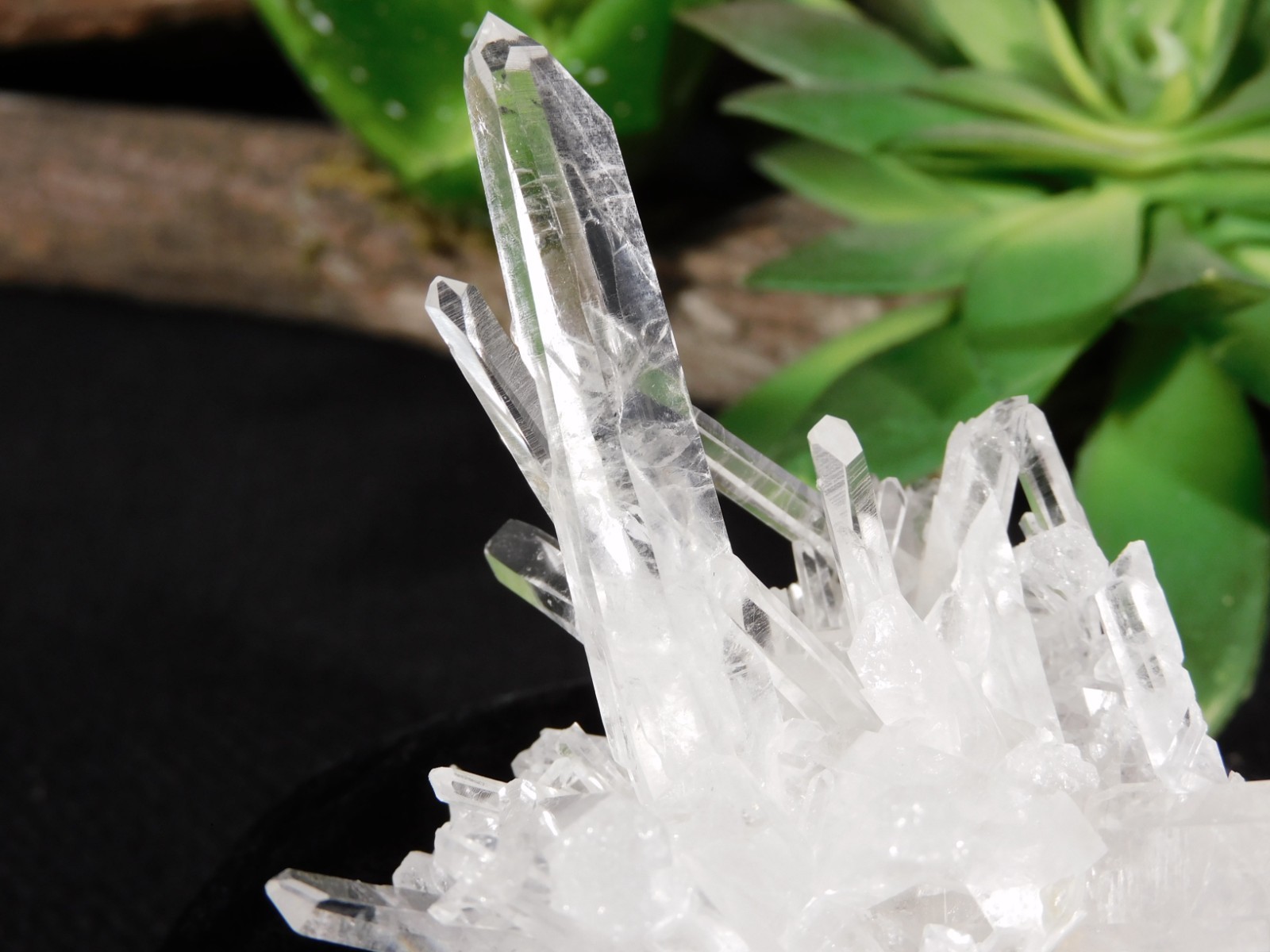 VERY TRANSLUCENT Quartz Crystal Cluster Collier Creek ARKANSAS 44.0gr