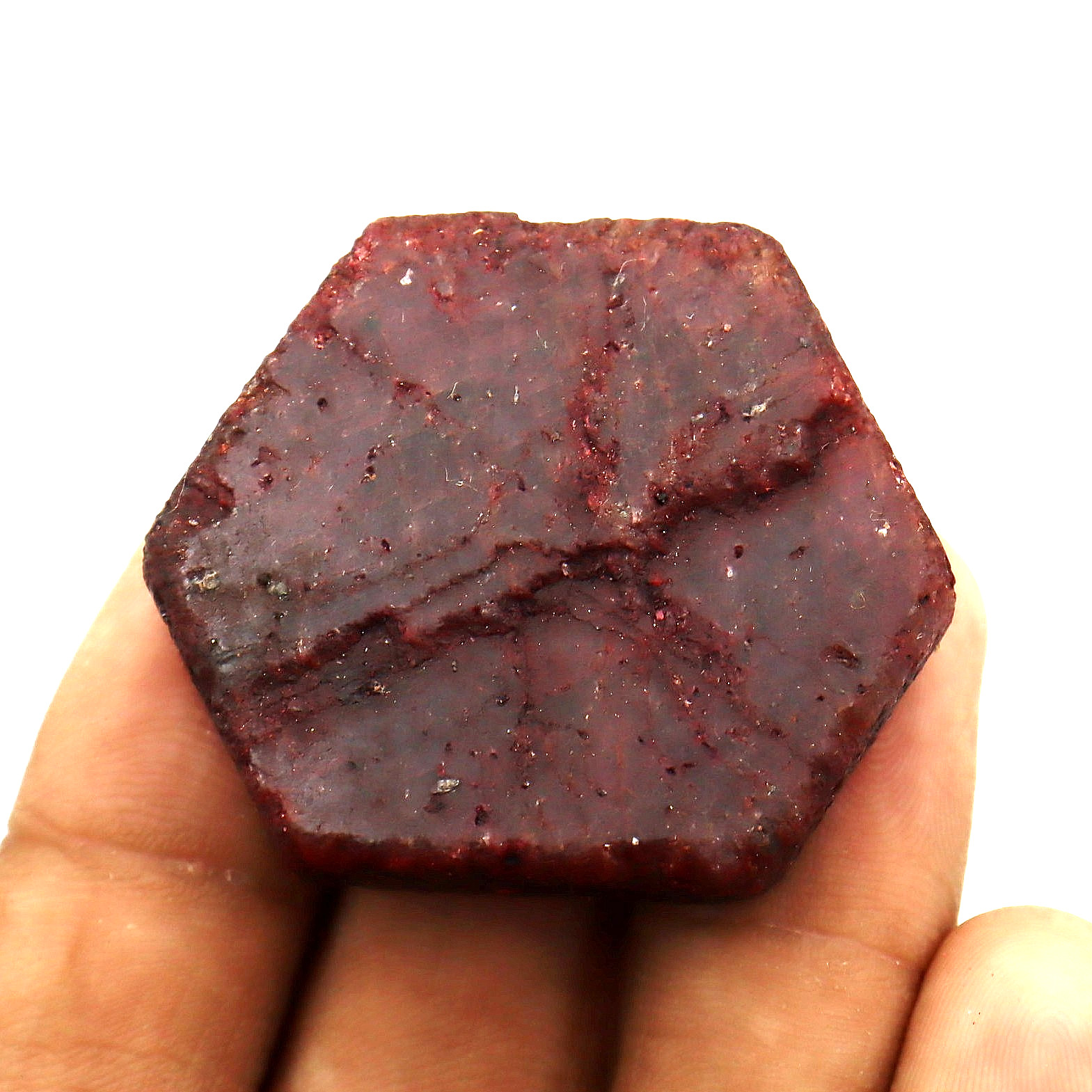 BURMA Red Ruby Rough Certified Loose Gemstone Uncut1 81 Ct