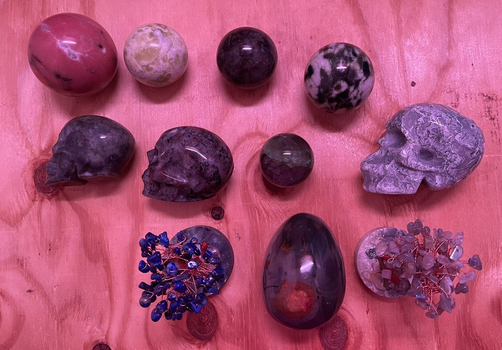 Crystal Random Lot 2-3 pounds of crystals per box! Towers Spheres US SHIP ONLY!