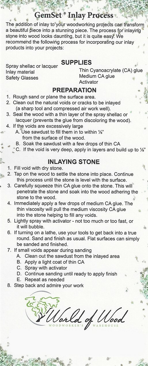 Jet Natural Stone – Crushed Inlay (fine, medium, or coarse)