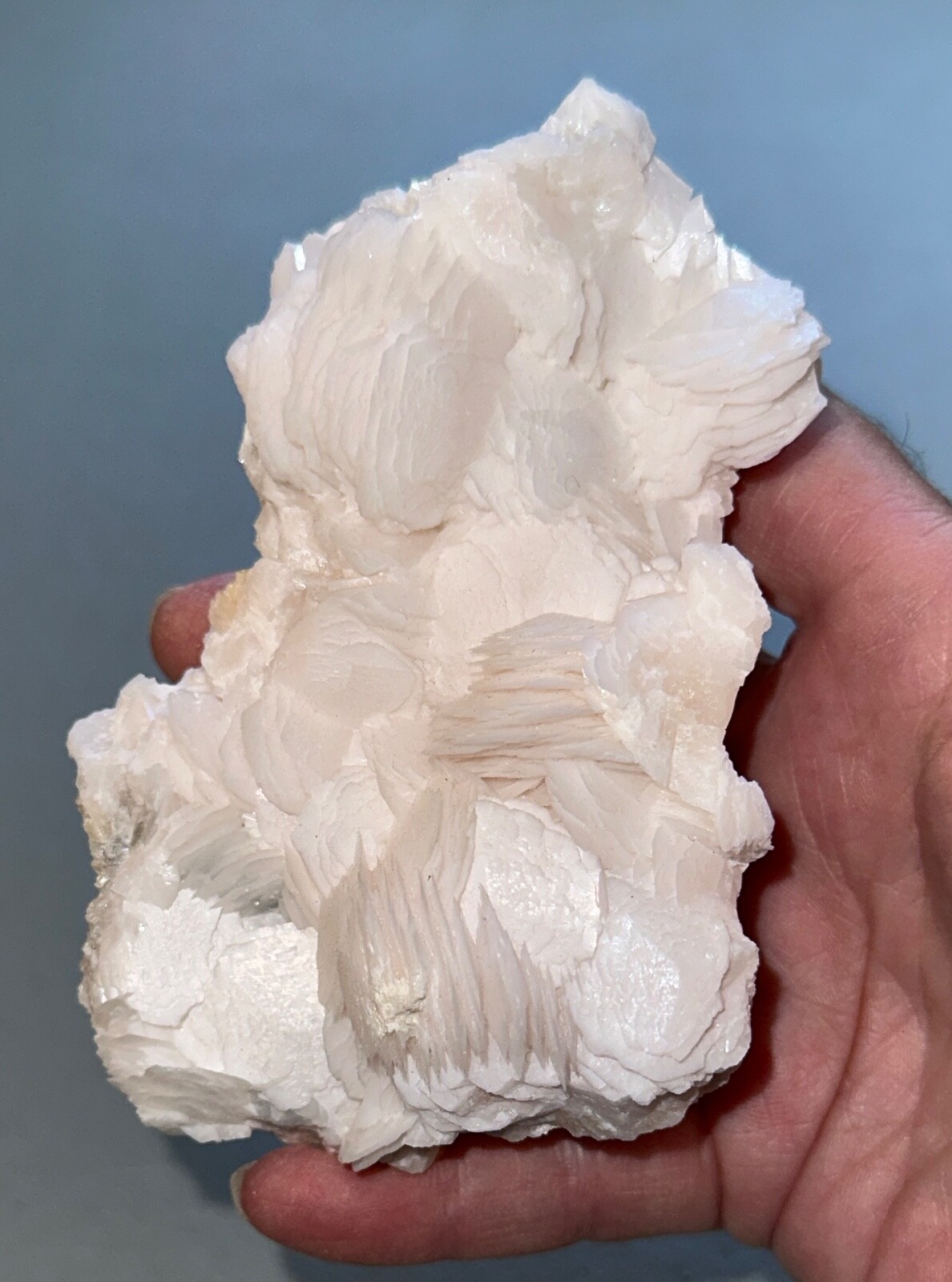 Rose Petal Calcite Specimen,Metaphysical,UV,Quartz Crystal Gift,Unique,Decor