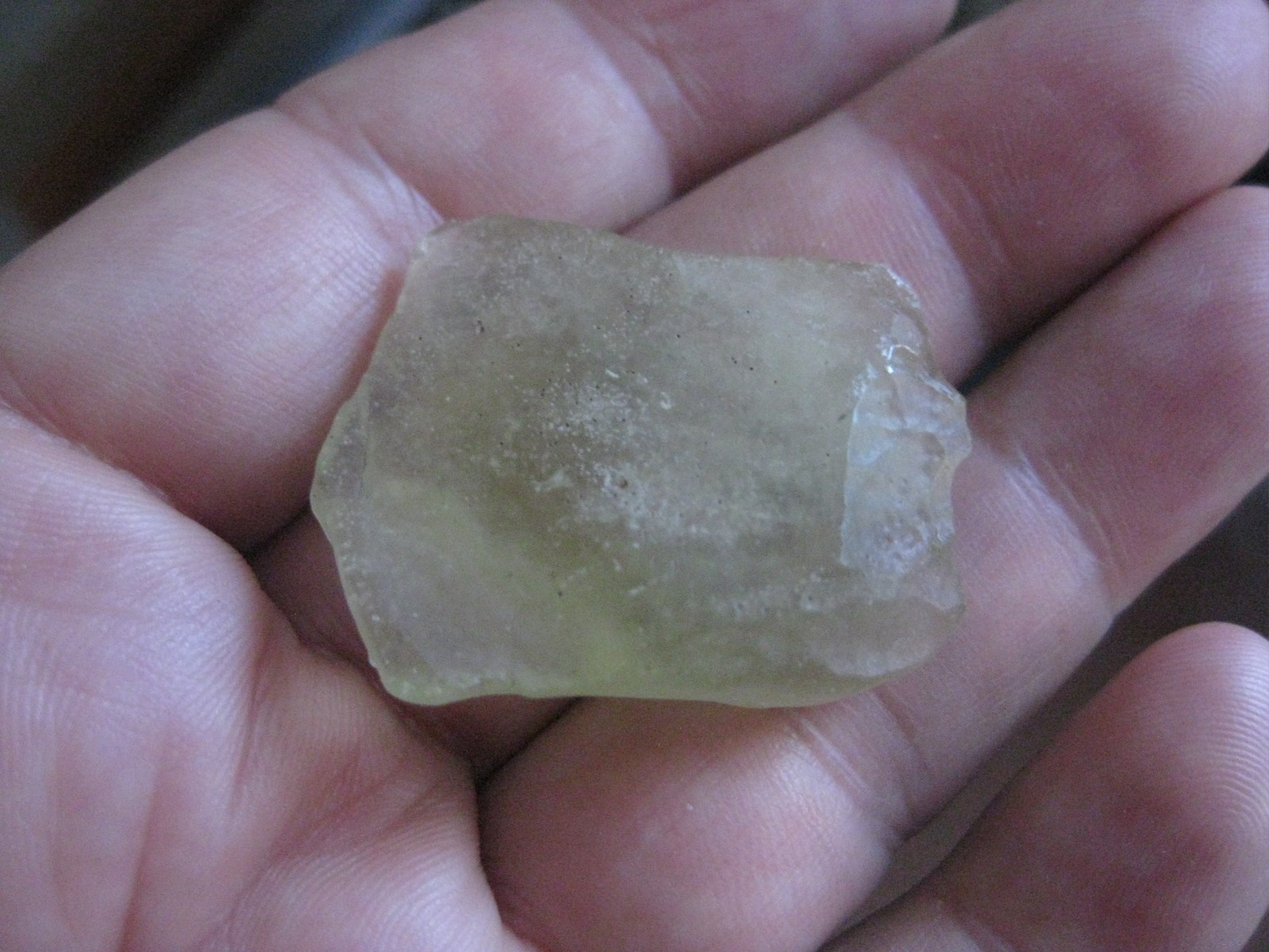 Libyan Desert Glass 12.2g , rare , healing , energy, silica tektite