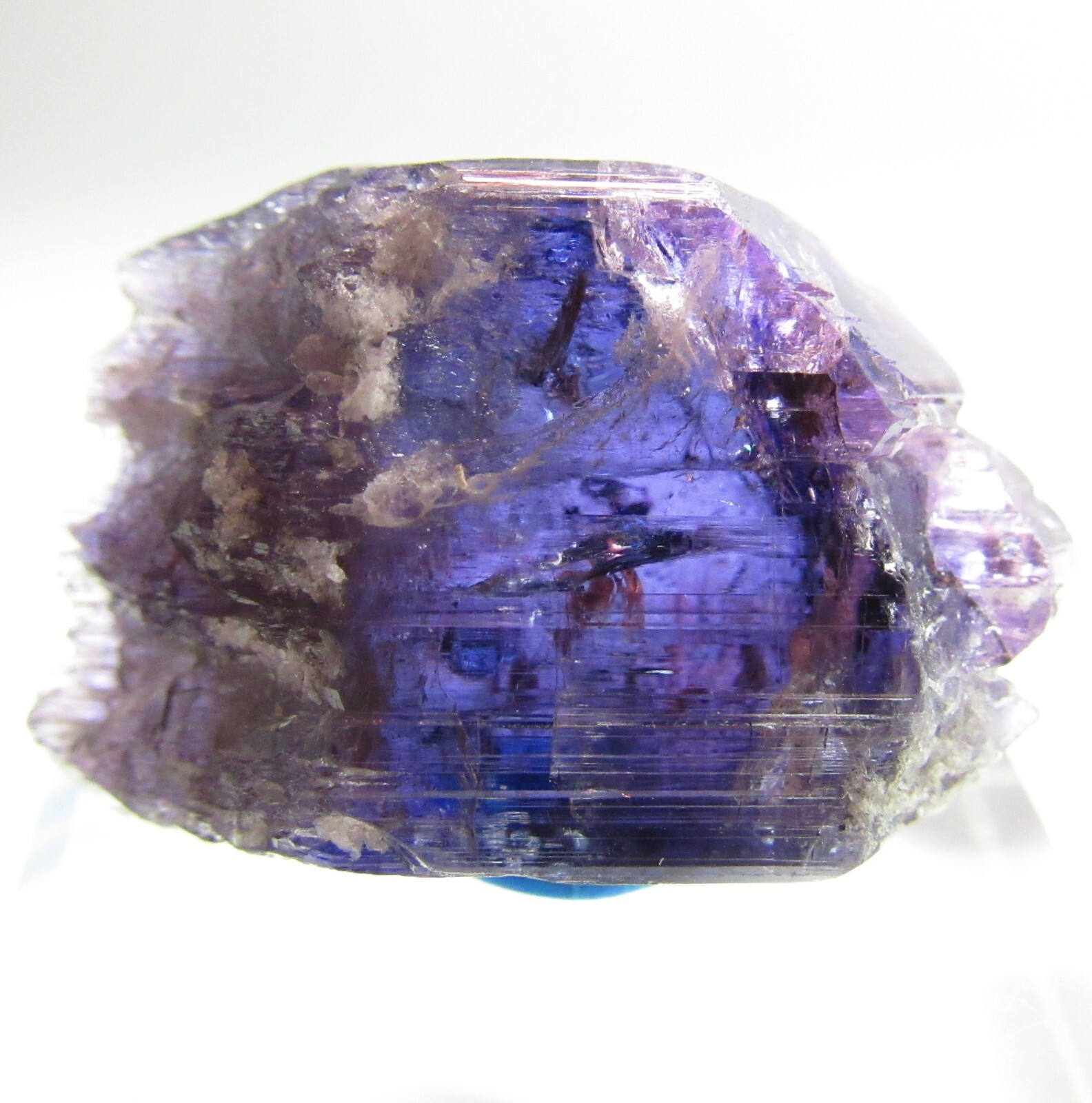 ULTIMATE INTENSE NEON PURPLE UNHEATED GEM TANZANITE DT CRYSTAL!!! TANZANIA