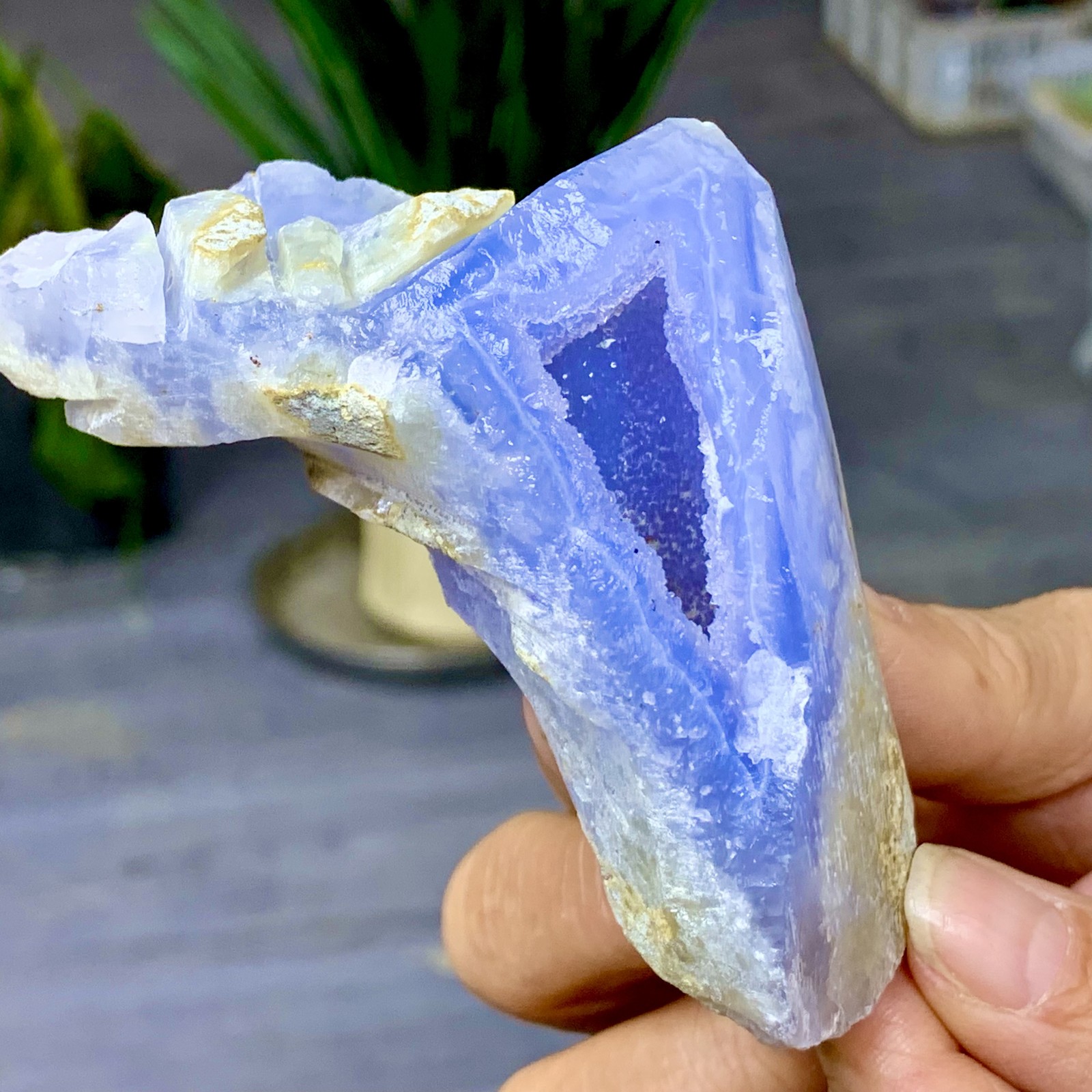 145G Natural blue textured agate specimens Healing