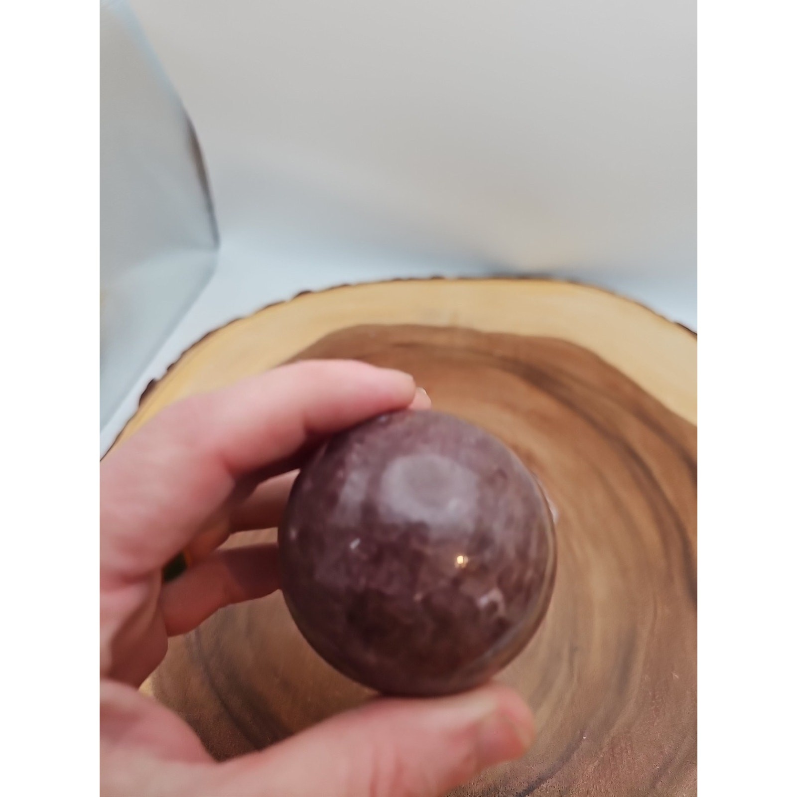 Strawberry Quartz Crystal Sphere – CrystalCloud Company
