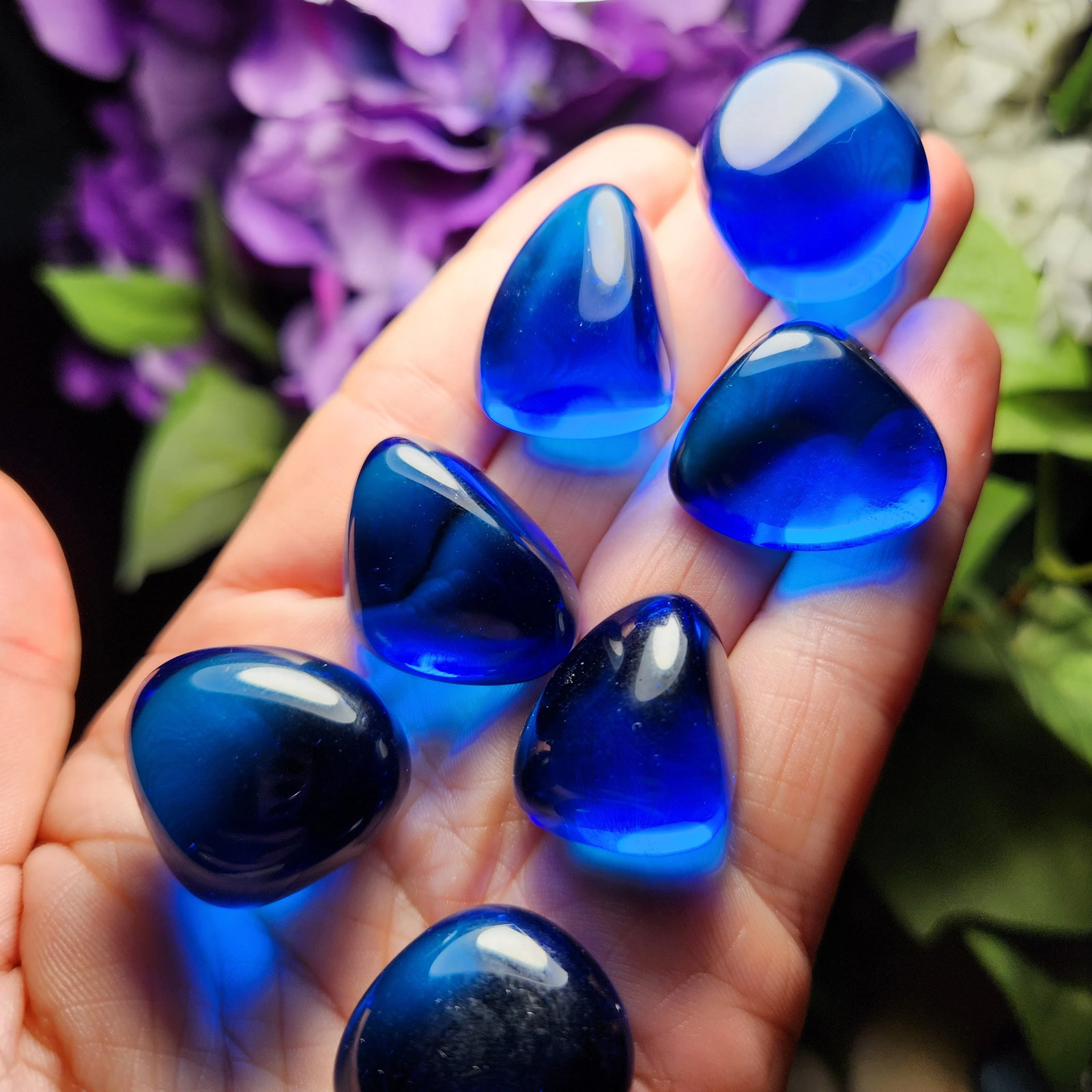 Cobalt Blue Obsidian Crystal