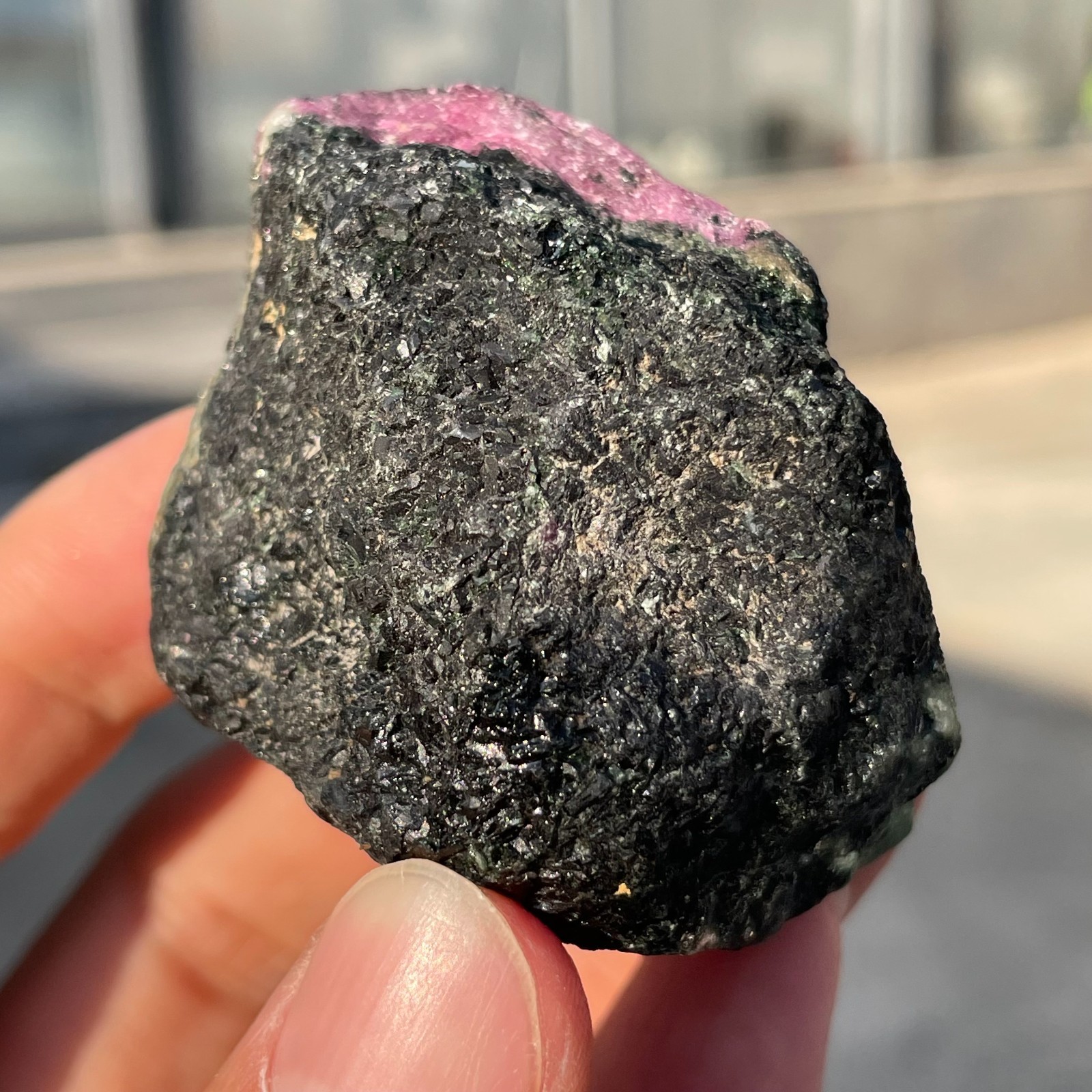 120g Natural Ruby Zoisite Raw Stone Quartz Mineral Specimen Healing
