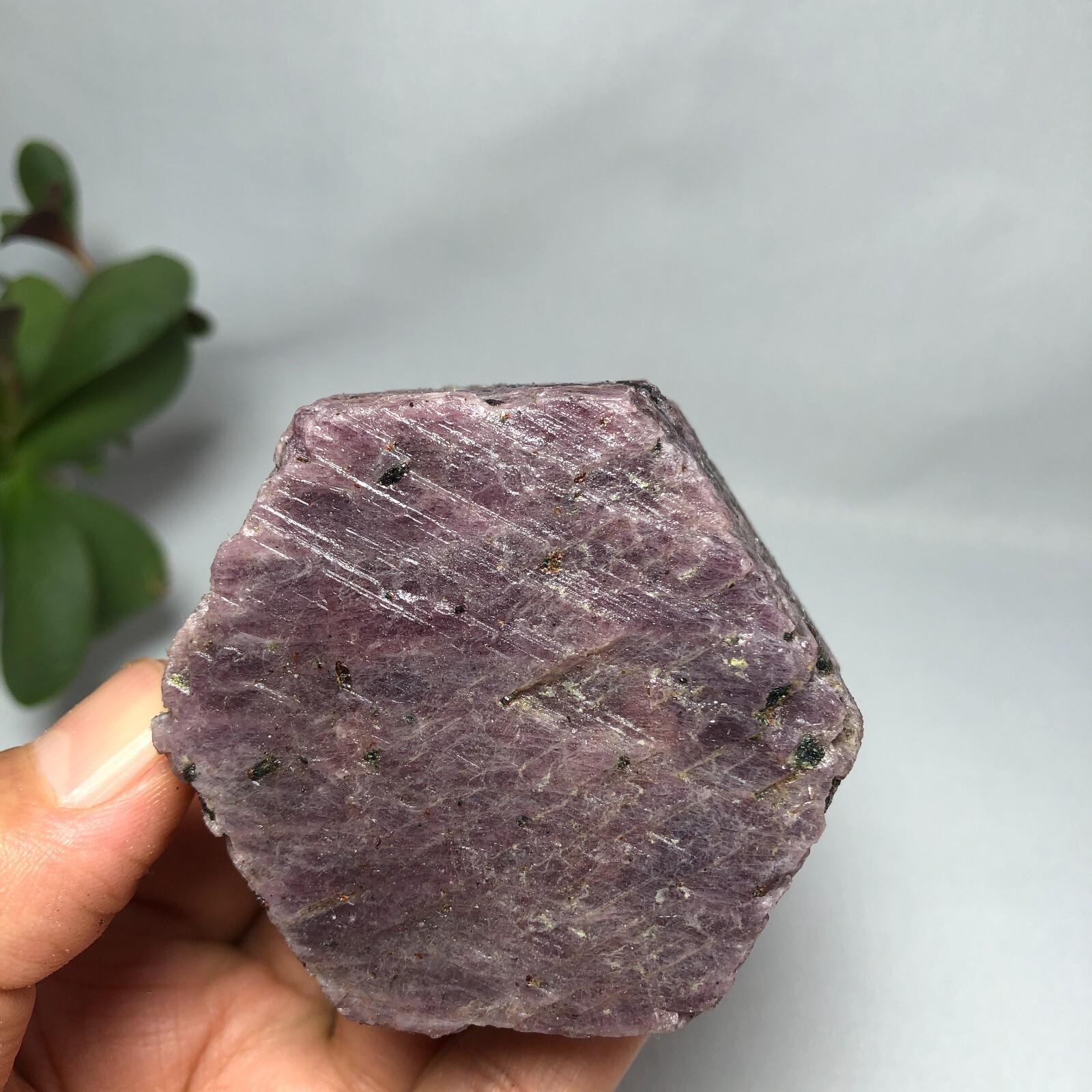 347g Natural Red Corundum Ruby Crystal Rough original Mineral Specimens g6710
