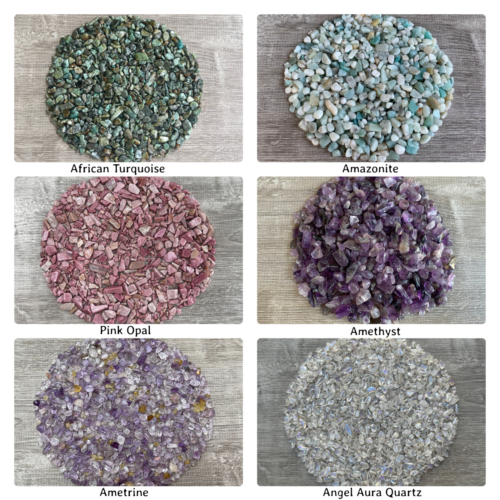 1/8 lb, 2oz Genuine Crystal Chips, Choose 90+ Types Natural Gemstone Chips