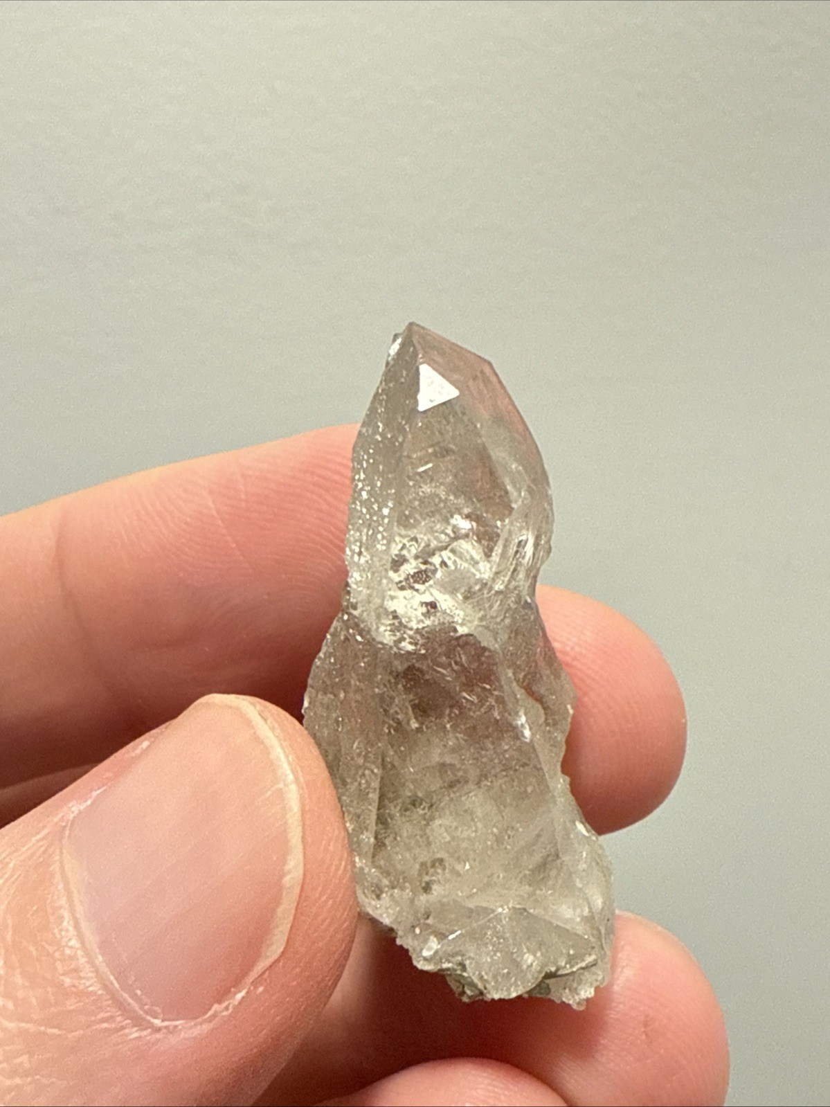 Old Stock Quartz With Green Mica Rist Mine Alexander Co Hiddenite North Carolina