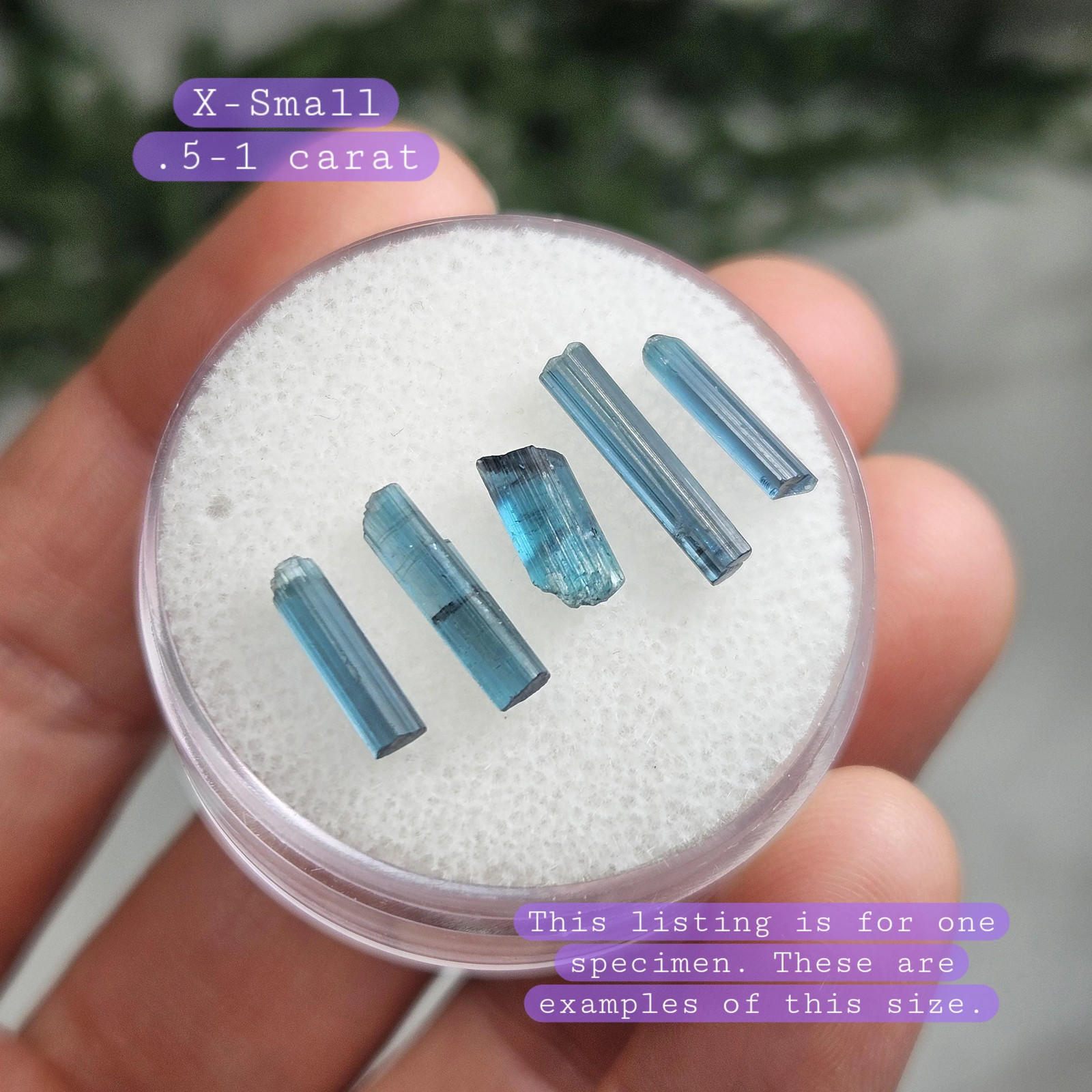 Blue Indicolite Tourmaline