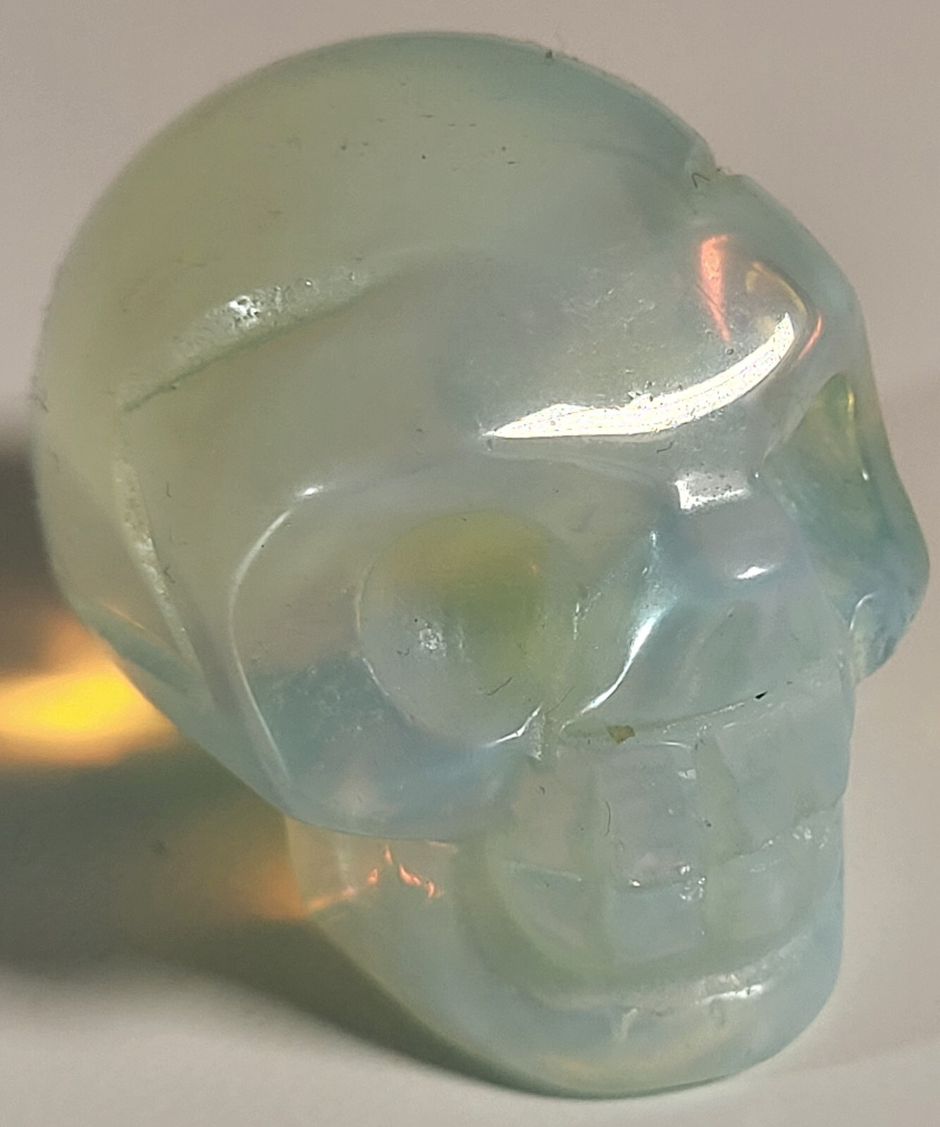 Opalite Carving Skull 2 Inch You Get What Is In The Picture Gemstone Mineral