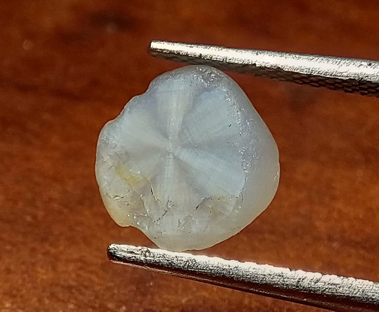 Trapiche Sapphire 3.10ct Natural Stone Sri-Lanka.