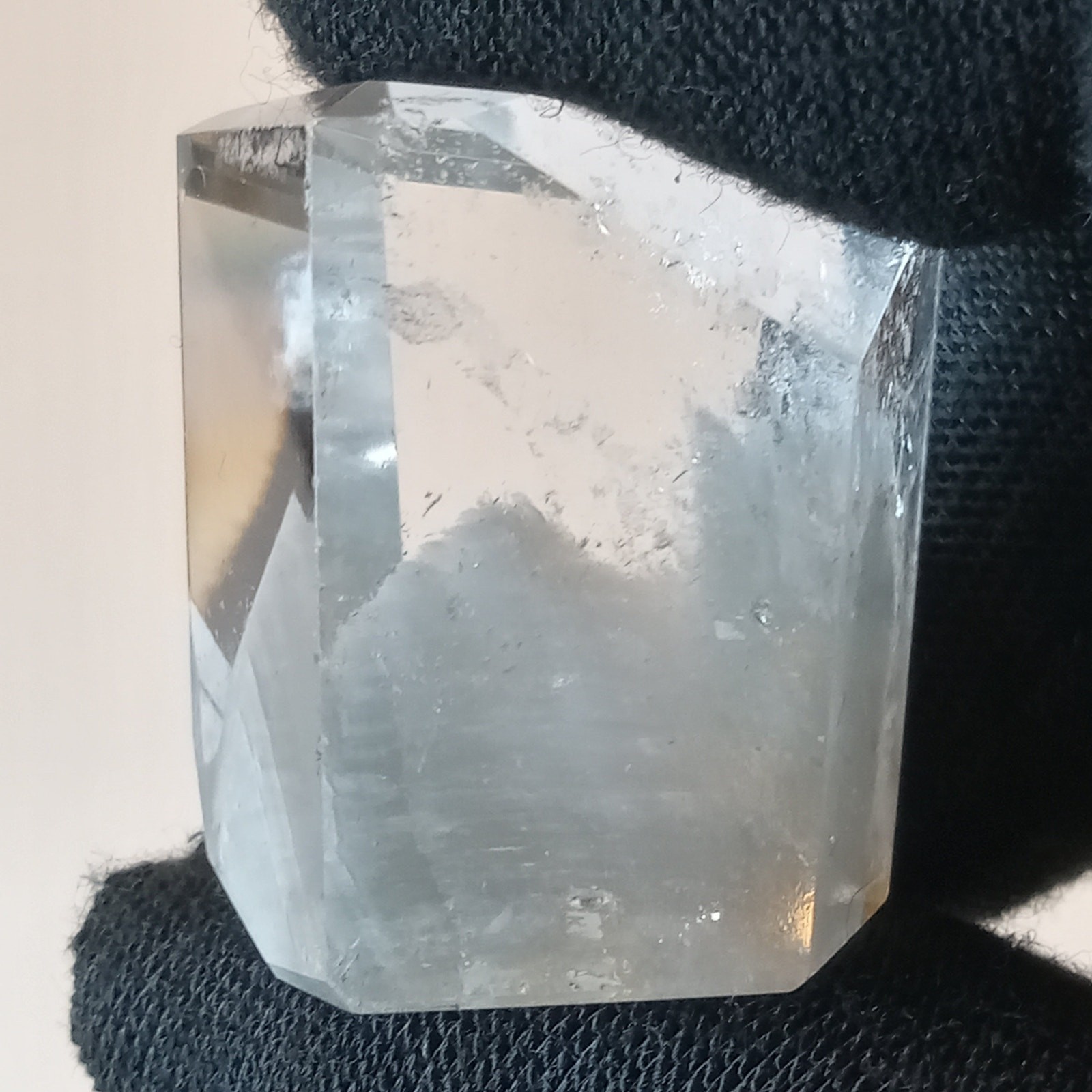 Thousand Layer Garden Quartz Polished Free Form with layered inclusions