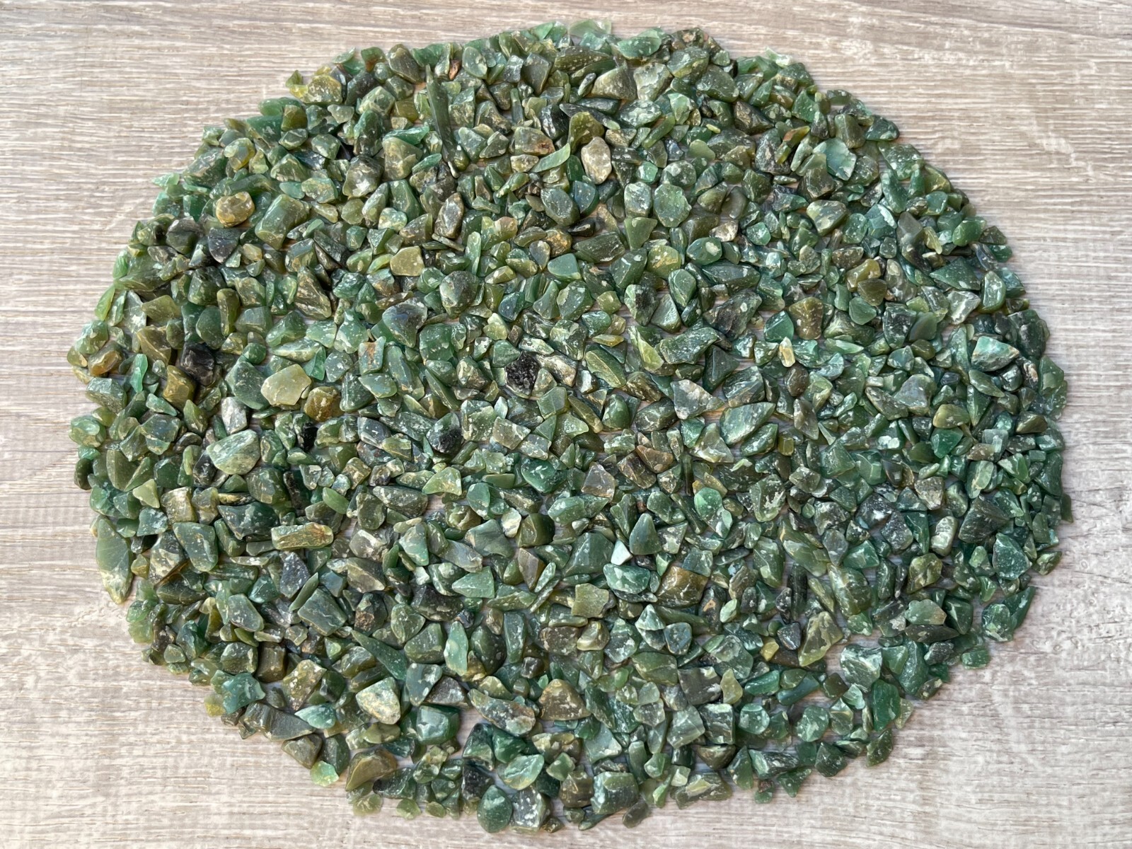 Grade A++ Green Aventurine Semi Tumbled Mini Chip 5 – 12 mm, Wholesale Bulk Lot