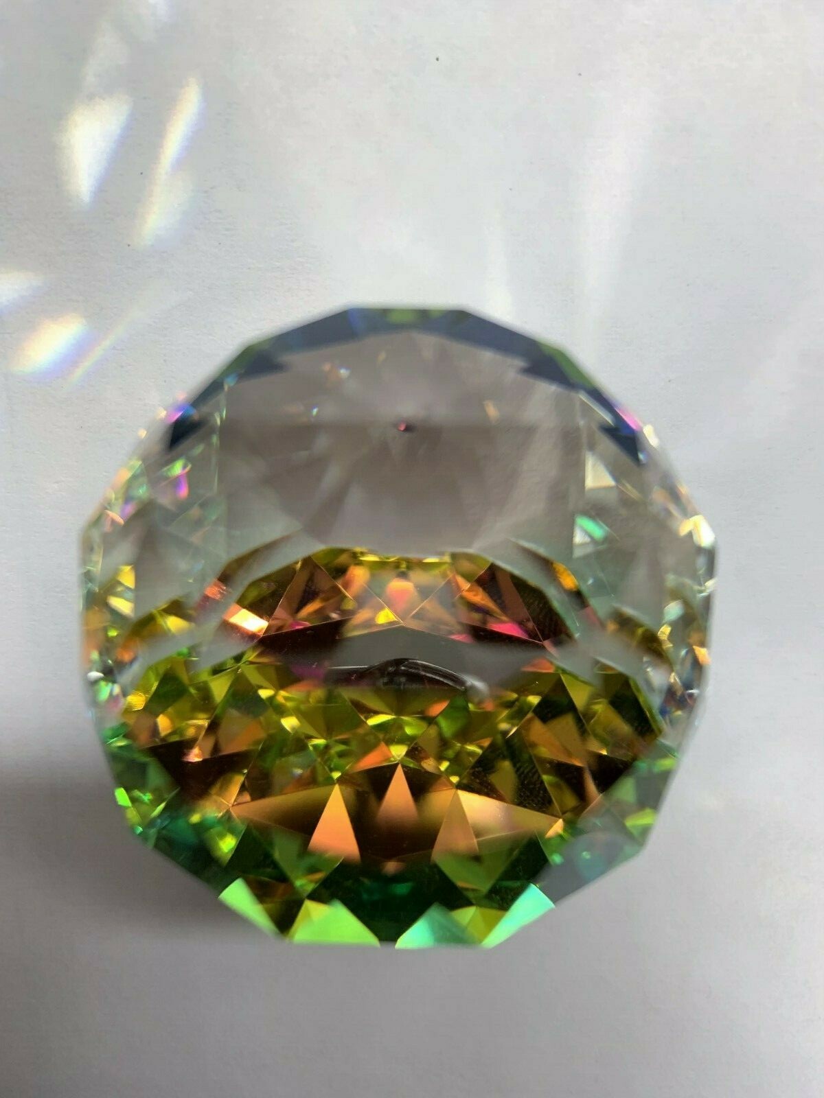 Faceted Crystal Ball/ Paperweight 20 mm Lot of 6 Pieces