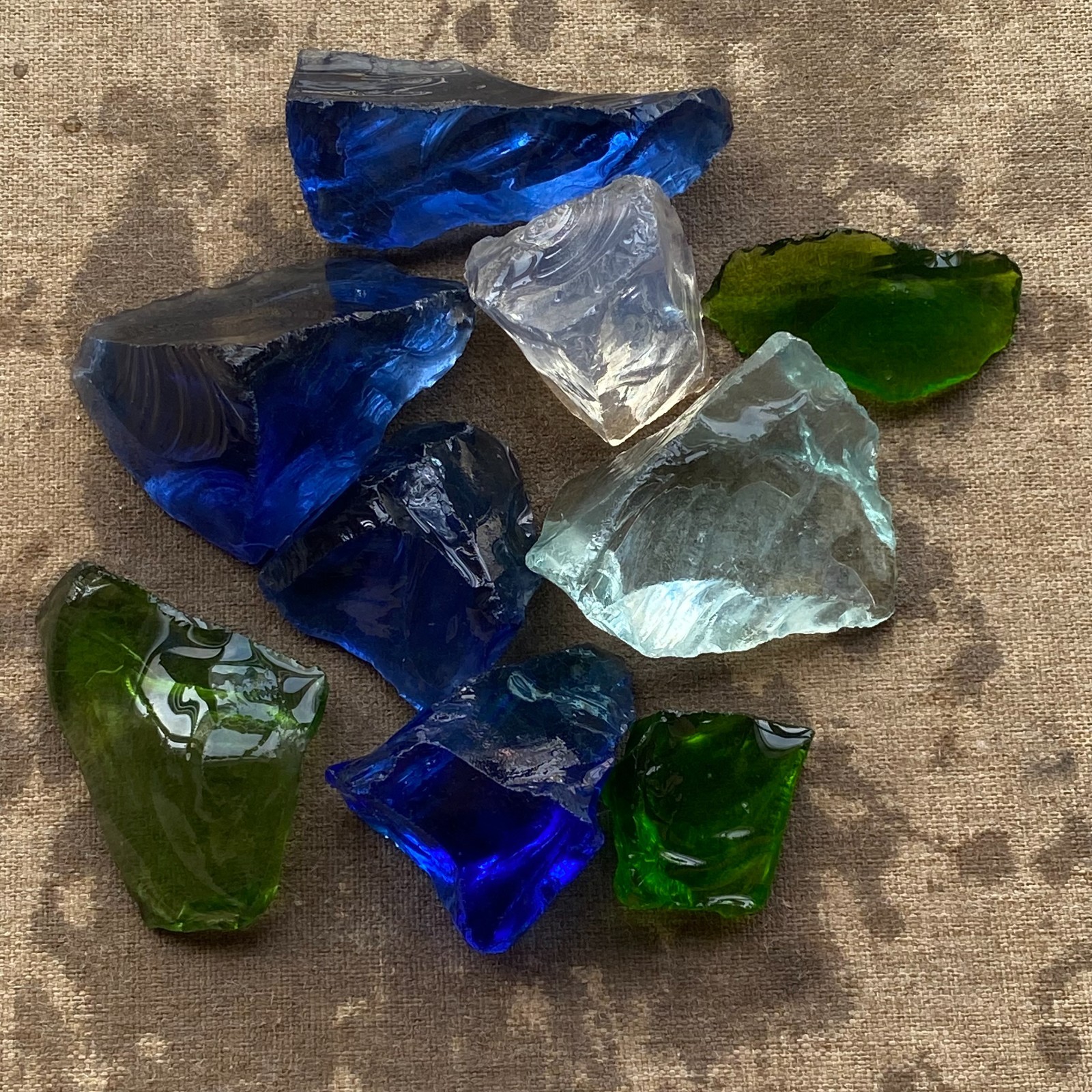 183g 7pcs ANDARA triple vortex energy monatomic crystal W433
