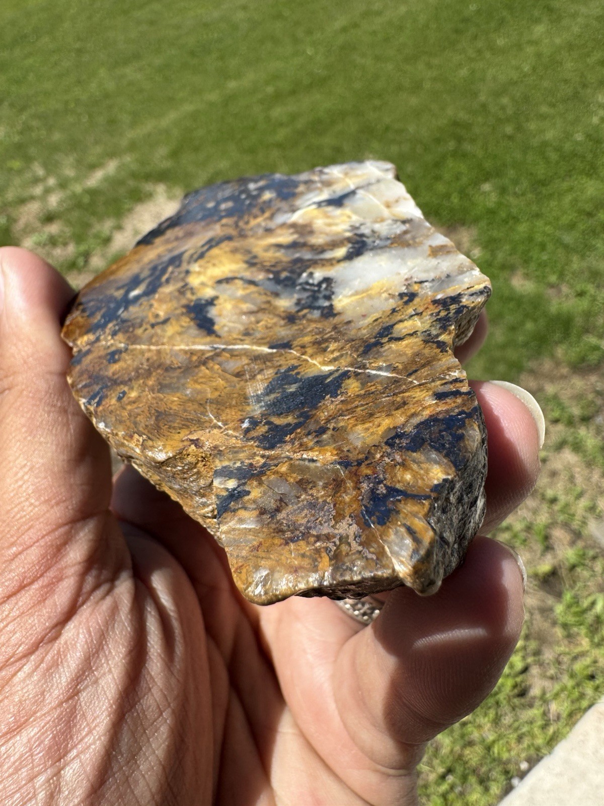 Binghamite Bundle – 3 Piece Set Rare Minnesota Silkstone/Cuyunite Specimens –