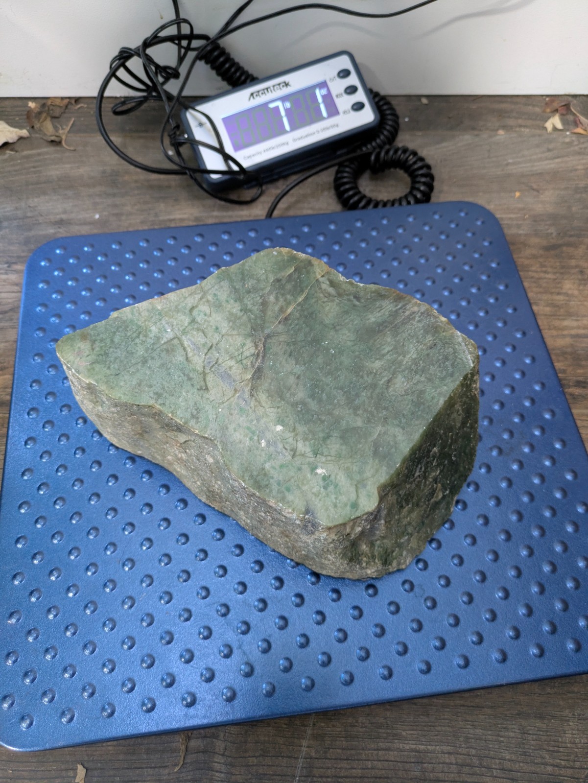 Gorgeous Raw Apple Green Nephrite Jade (7lbs 1oz)