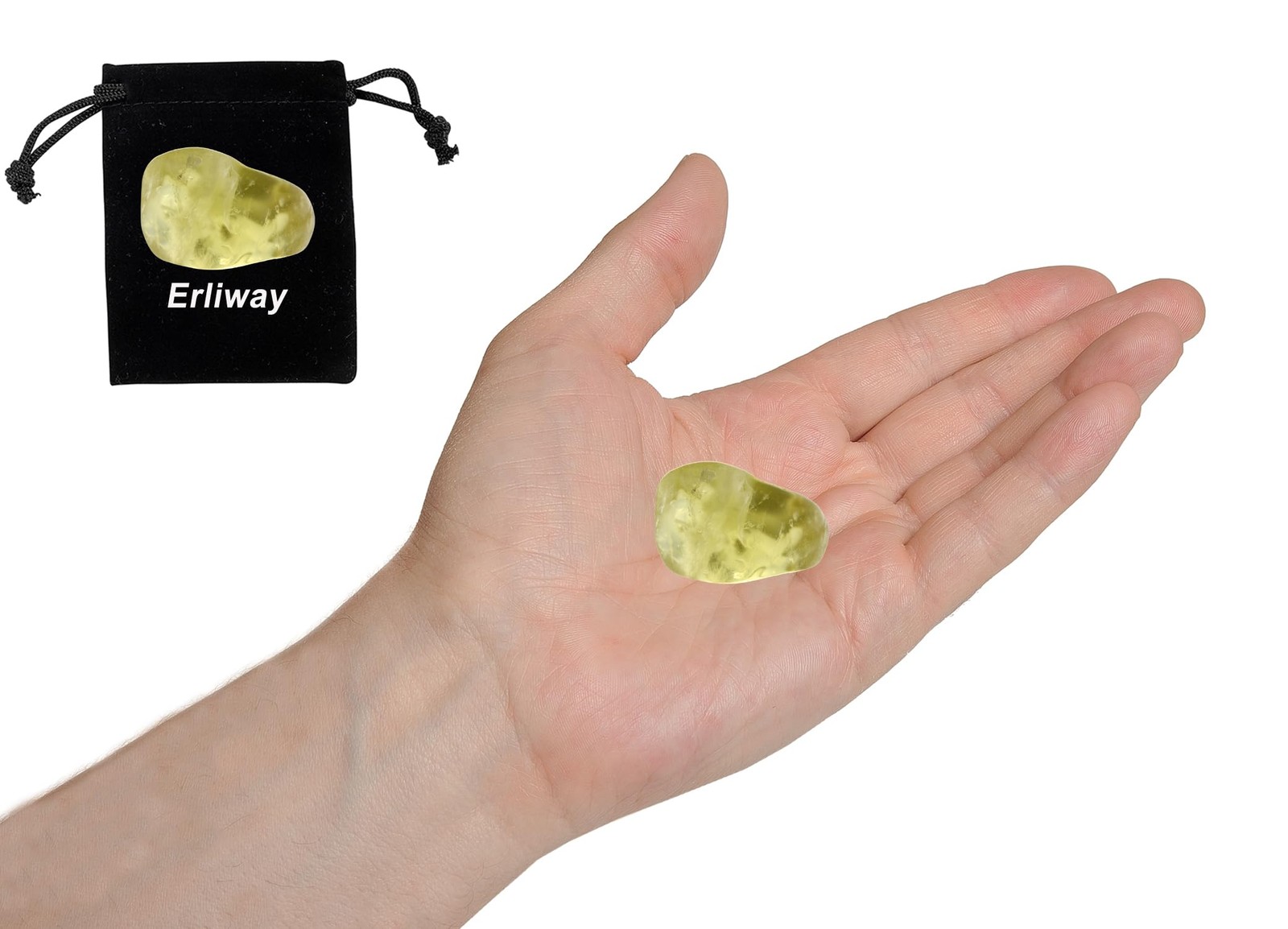 Citrine Crystal Tumbled Healing Stones, 1.25-2.0″