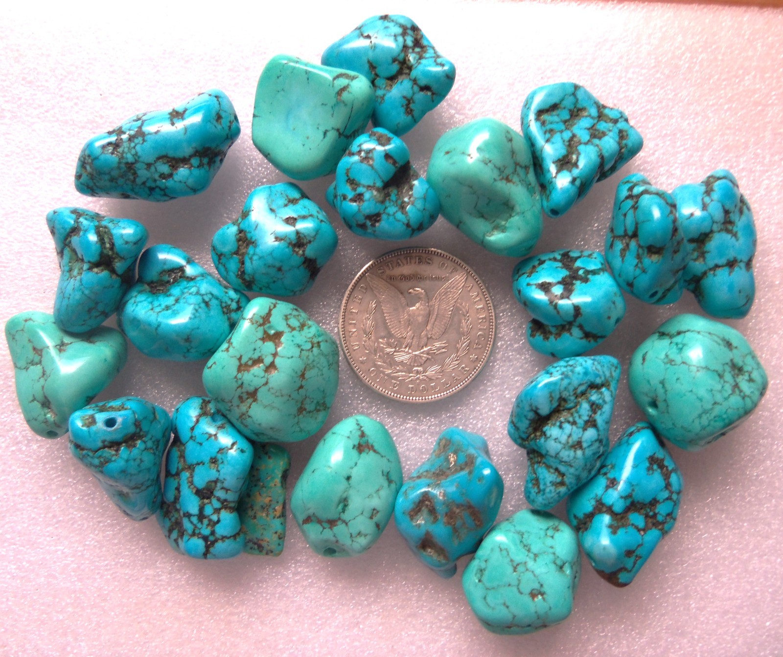 Lot of Blue & Green Turquoise 2000 ct
