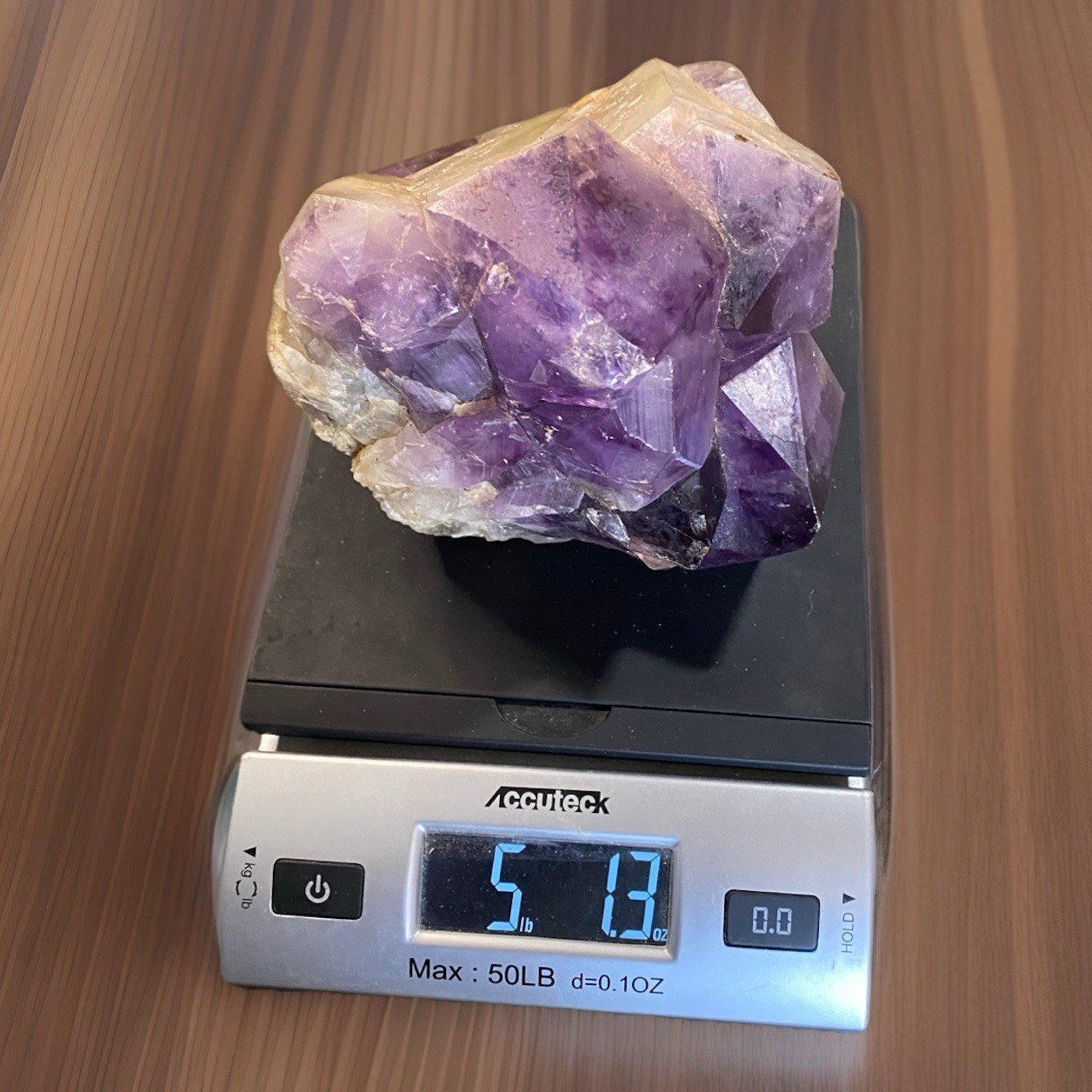 5.13 Lb Amethyst Crystal Formation Purple