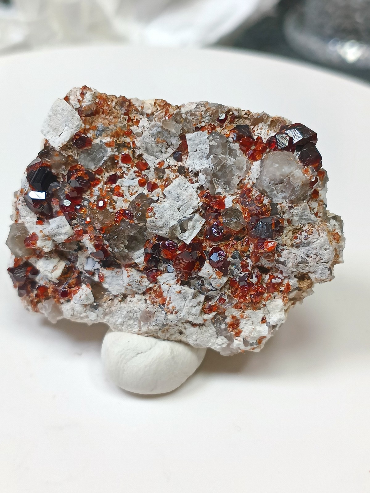 Garnet On Matrix Natural Top Quality Gemstone Specimen X87