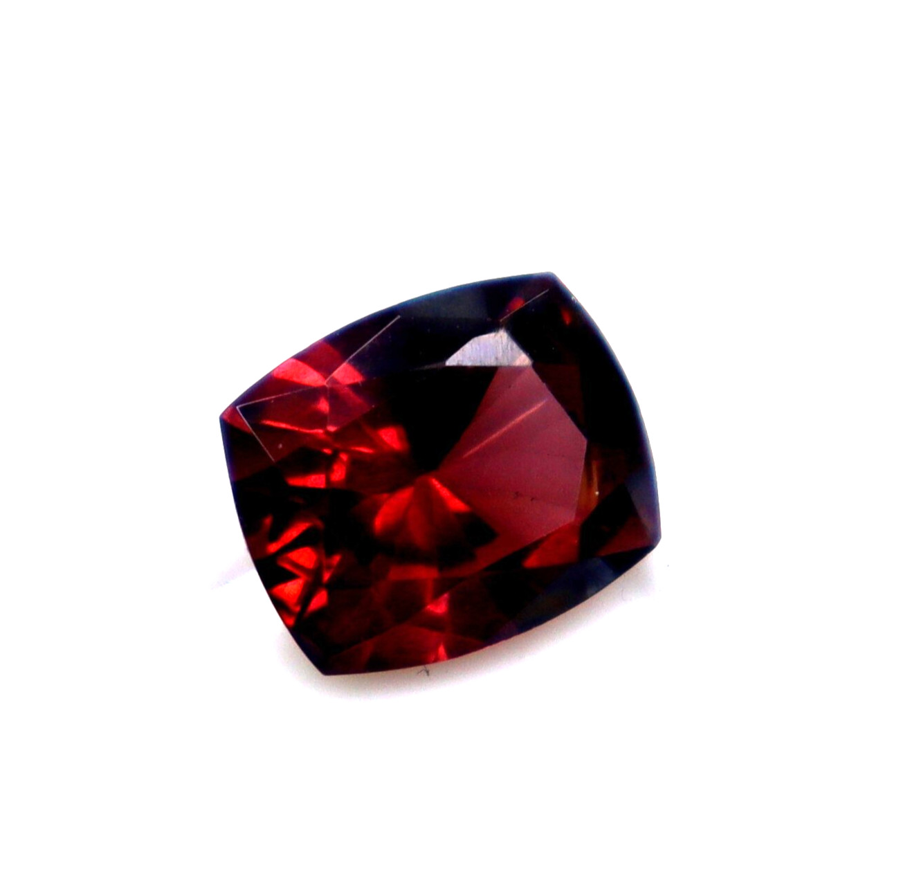 8-10 Ct Loose Gemstone Brown Hessonite Garnet Cushion Cut Natural CERTIFIED