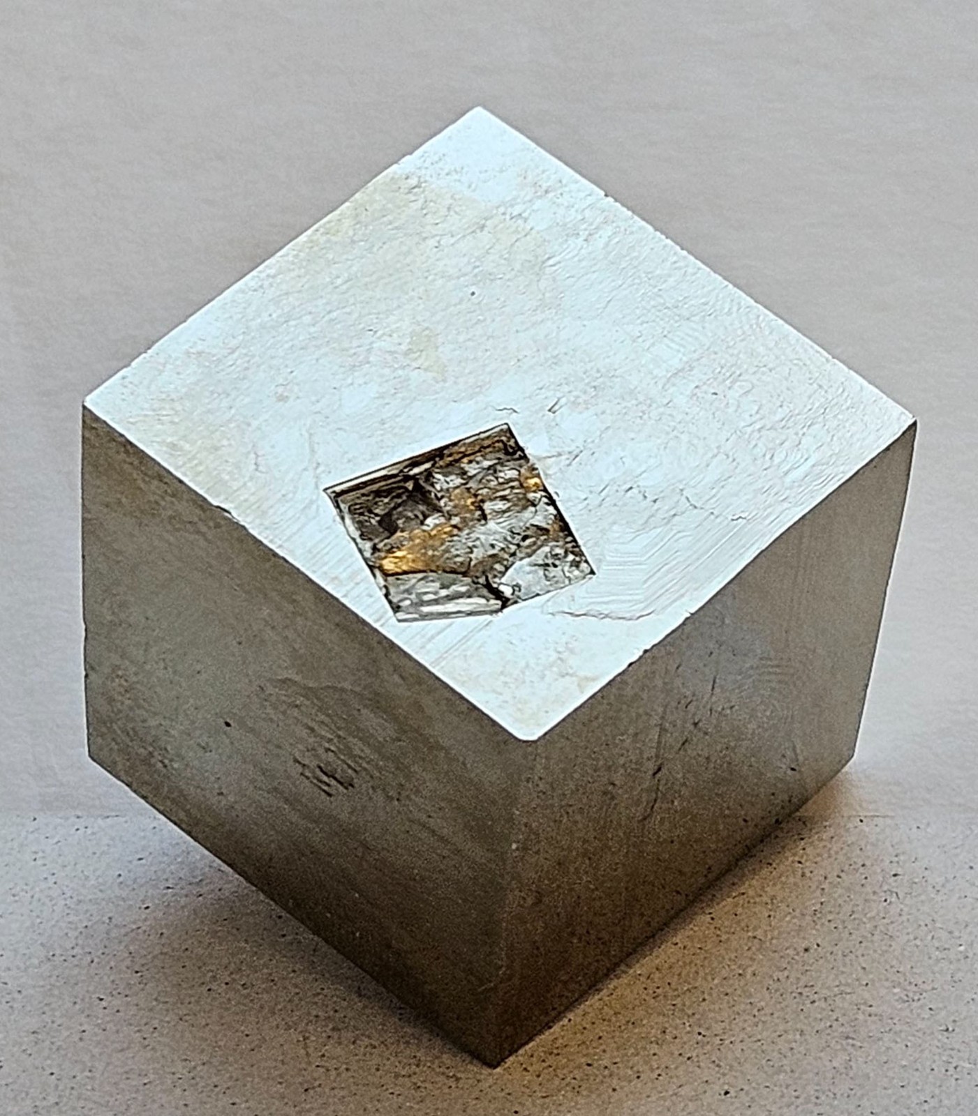 Gorgeous Pyrite Cube – Navajun, Spain