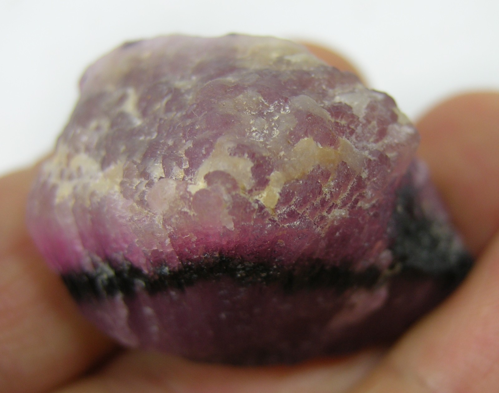 134.10Ct 100% Natrual Rubellite Mushroom Tourmaline Crystal Specimen 26.80g 27mm