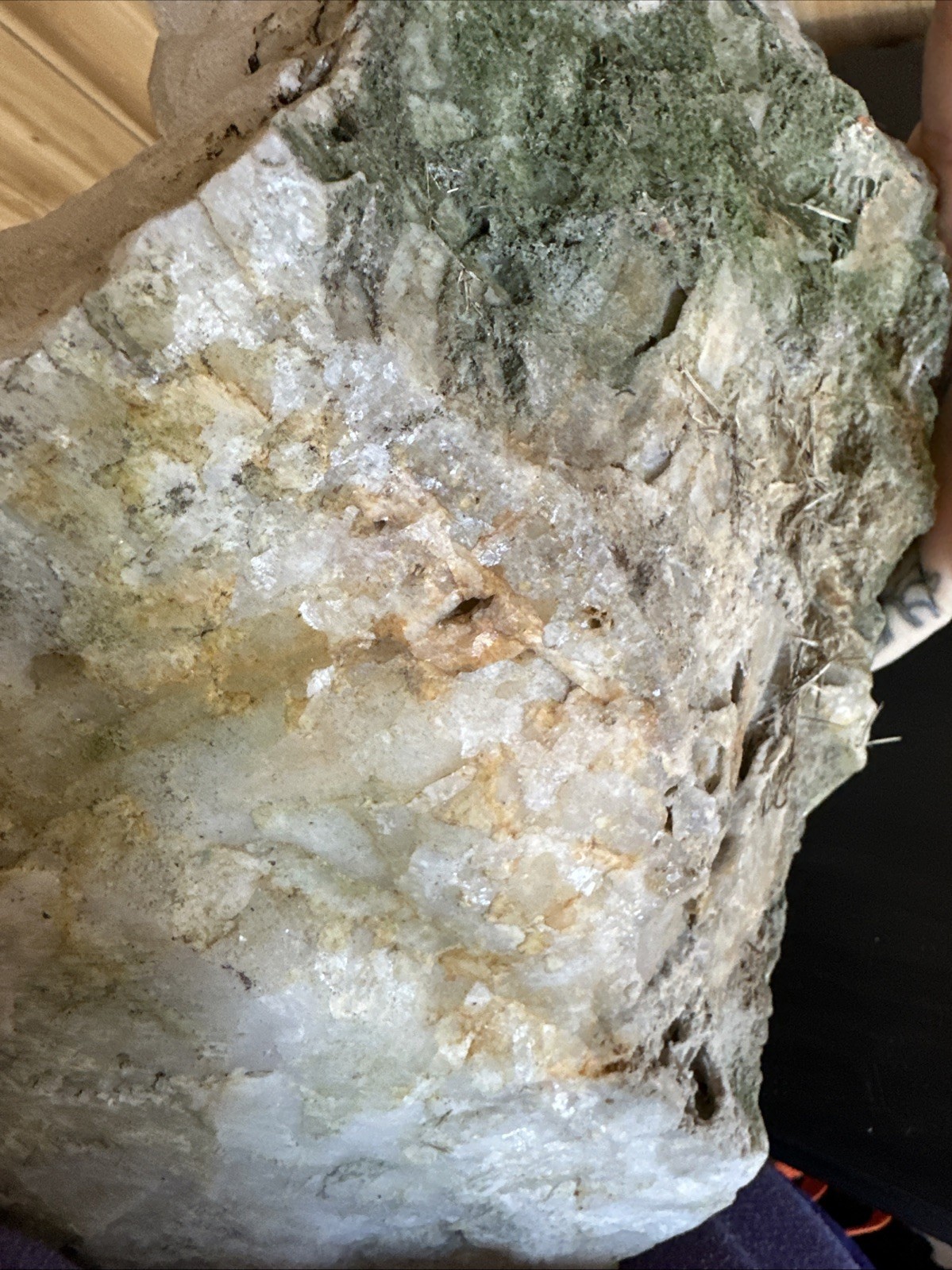 XL Clear Crystal Quartz Specimen, Multiple Points, 16+ Pounds!