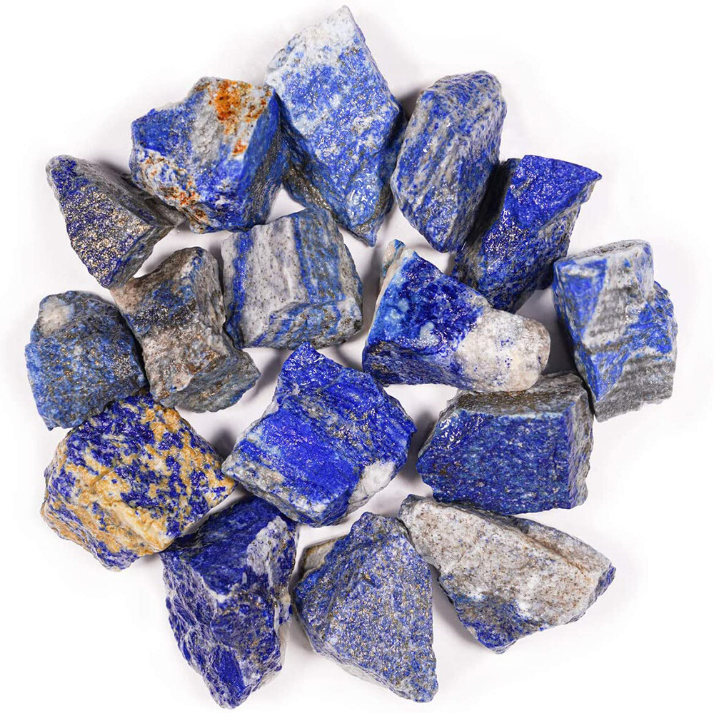 100g Natural Afghanistan Raw Lapis lazuli Crystal Rough Gemstone Mineral Stone