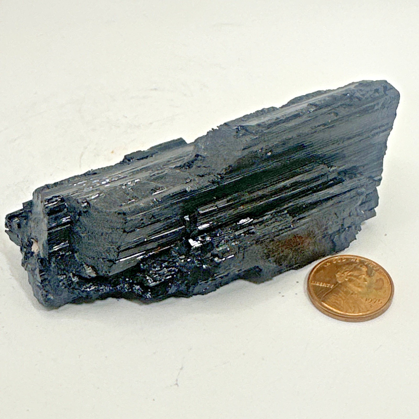 AMAZING Black Tourmaline Gemstone Specimen 155 Grams