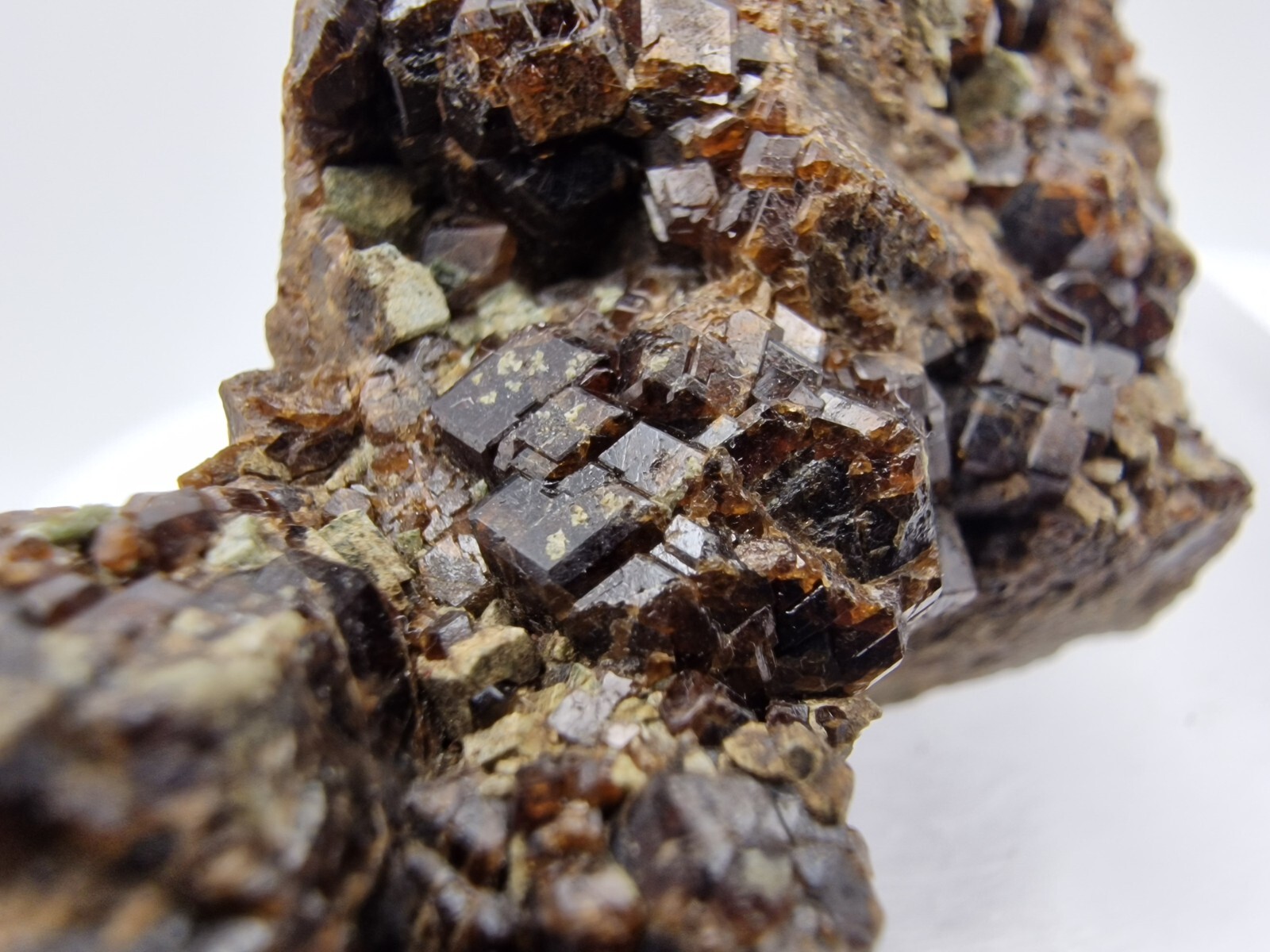 Garnet Crystals , 196g From Grönsjöberget , Borlänge, Dalarna , Sweden #6