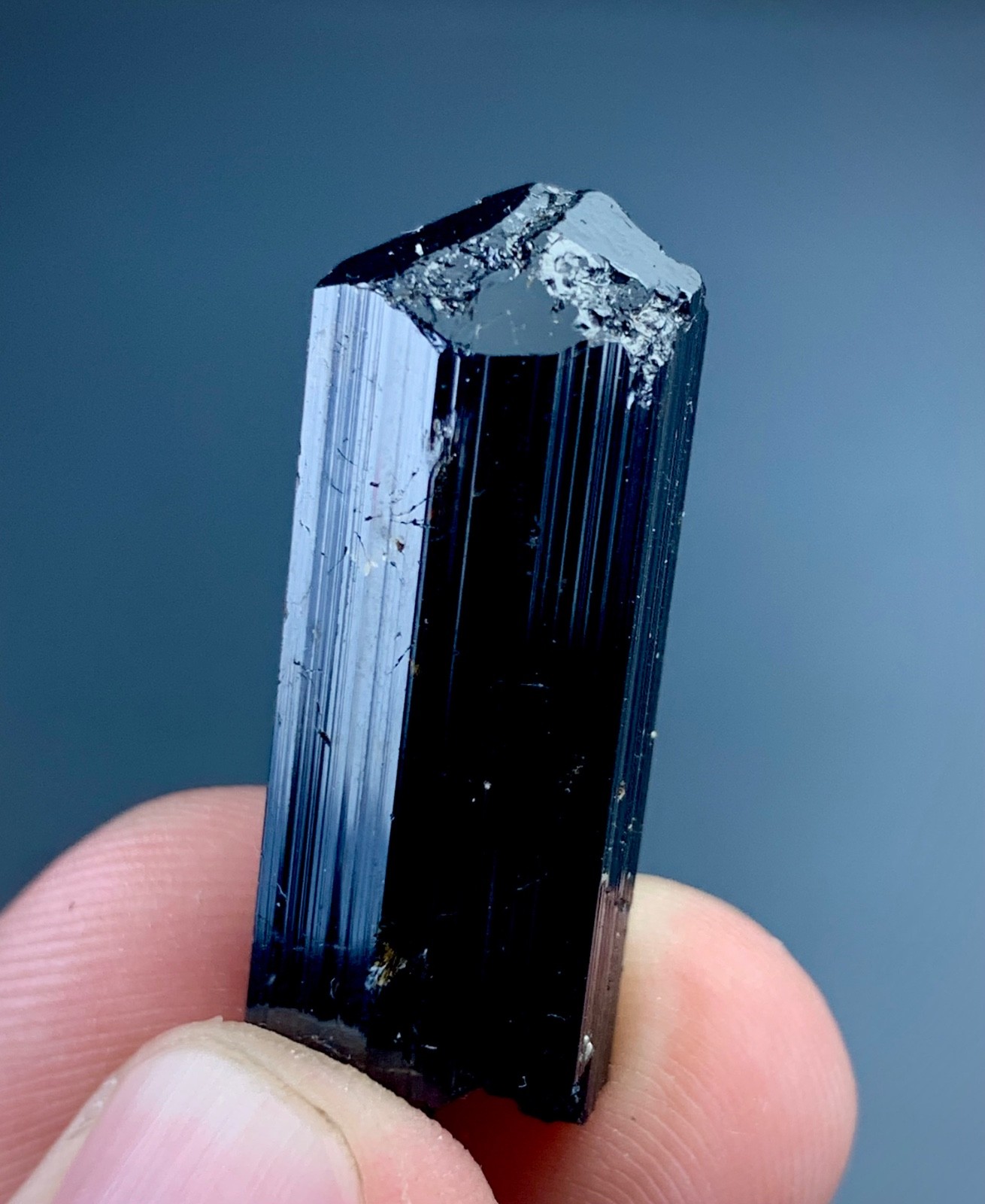 Natural Black Tourmaline Crystal Specimen From Pakistan (48 carats )