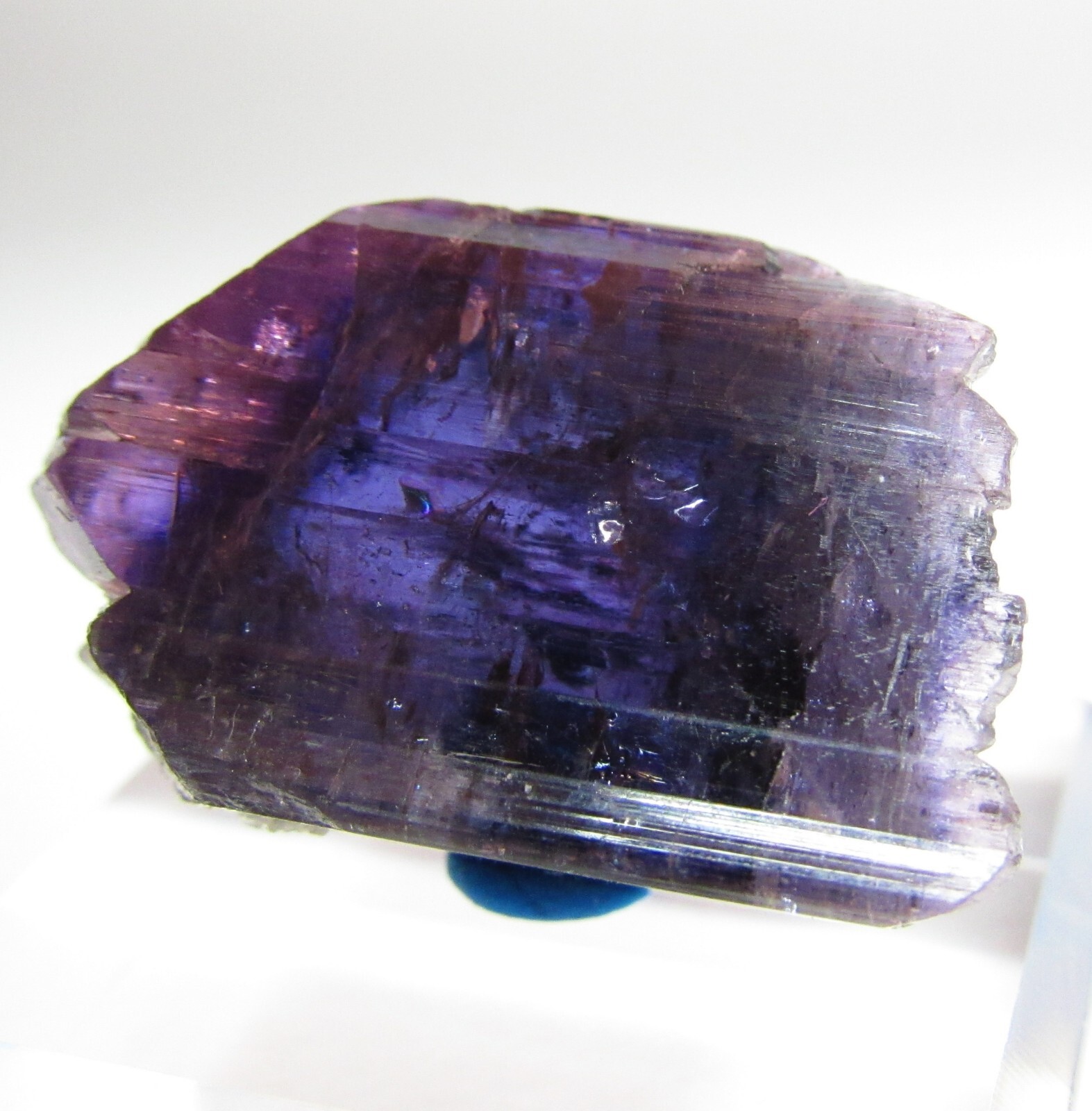 ULTIMATE INTENSE NEON PURPLE UNHEATED GEM TANZANITE DT CRYSTAL!!! TANZANIA