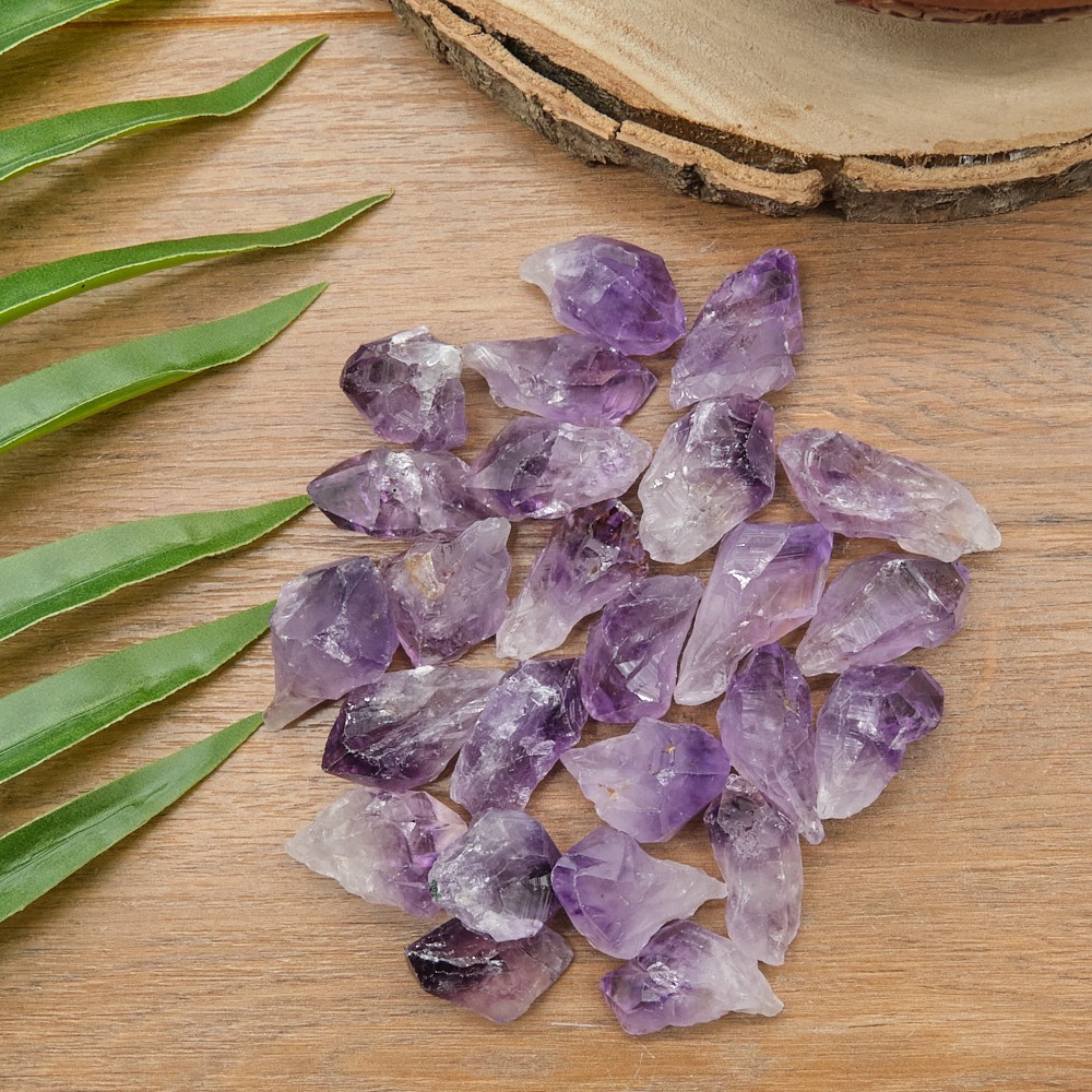 Amethyst Mini Points Teeth Small Rough Raw Crystal Healing Chakra Craft Stone