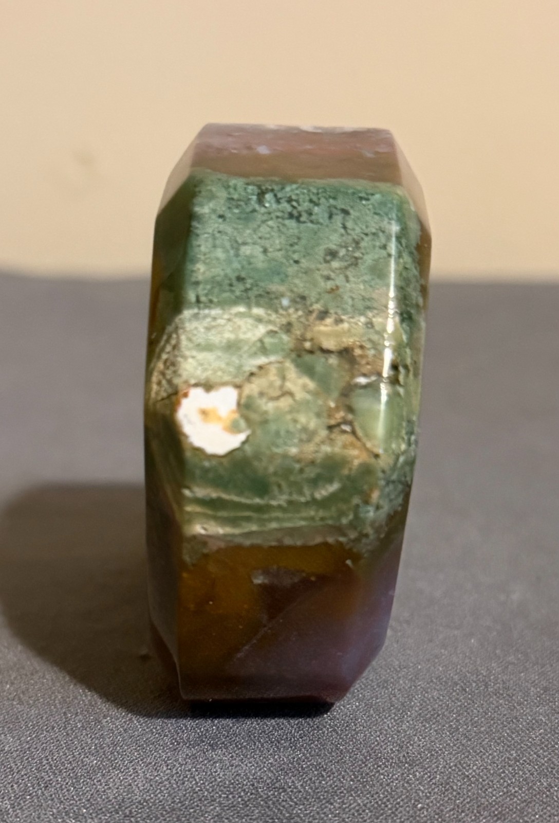 Ocean Jasper Tear Drop Flame – Almost 4 Inches Tall – Stunning On All Sides