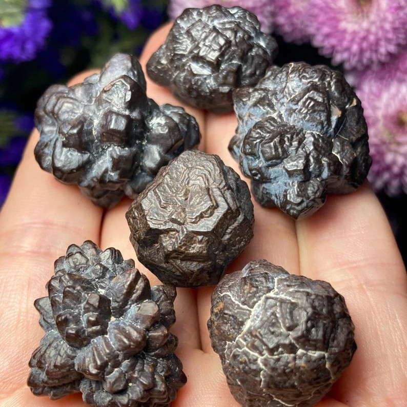3pcs Raw Rough Prophecy Stone Pseudomorph Crystal Reiki Mineral Rocks Specimens