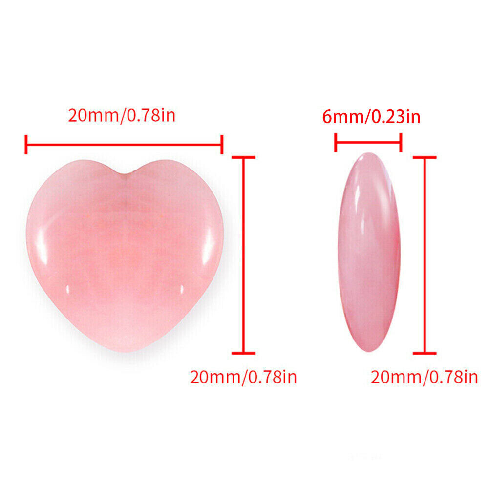 Crystal Hearts Natural Quartz Healing Gem Mini Crystal Heart stones Wholesale
