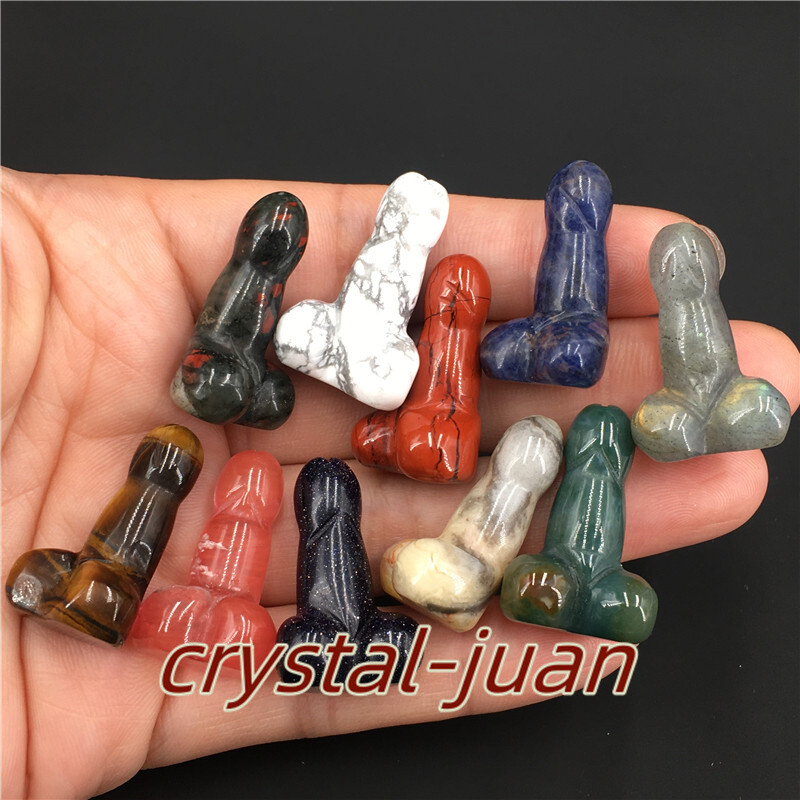 Wholesale A lot of Natural Mix Quartz Crystal Penis Skull crysta figurine