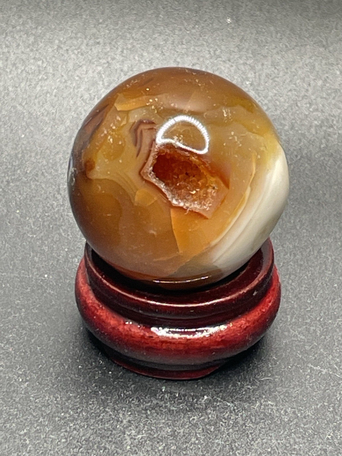 Carnelian Sphere 65g