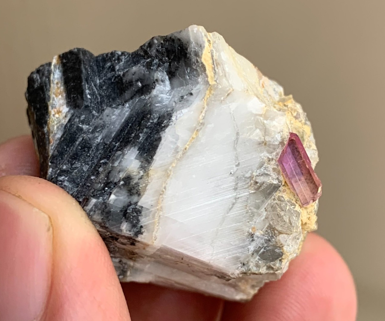 Pink topaz specimen | 33g | Collectible | Small cabinet display | Pakistan