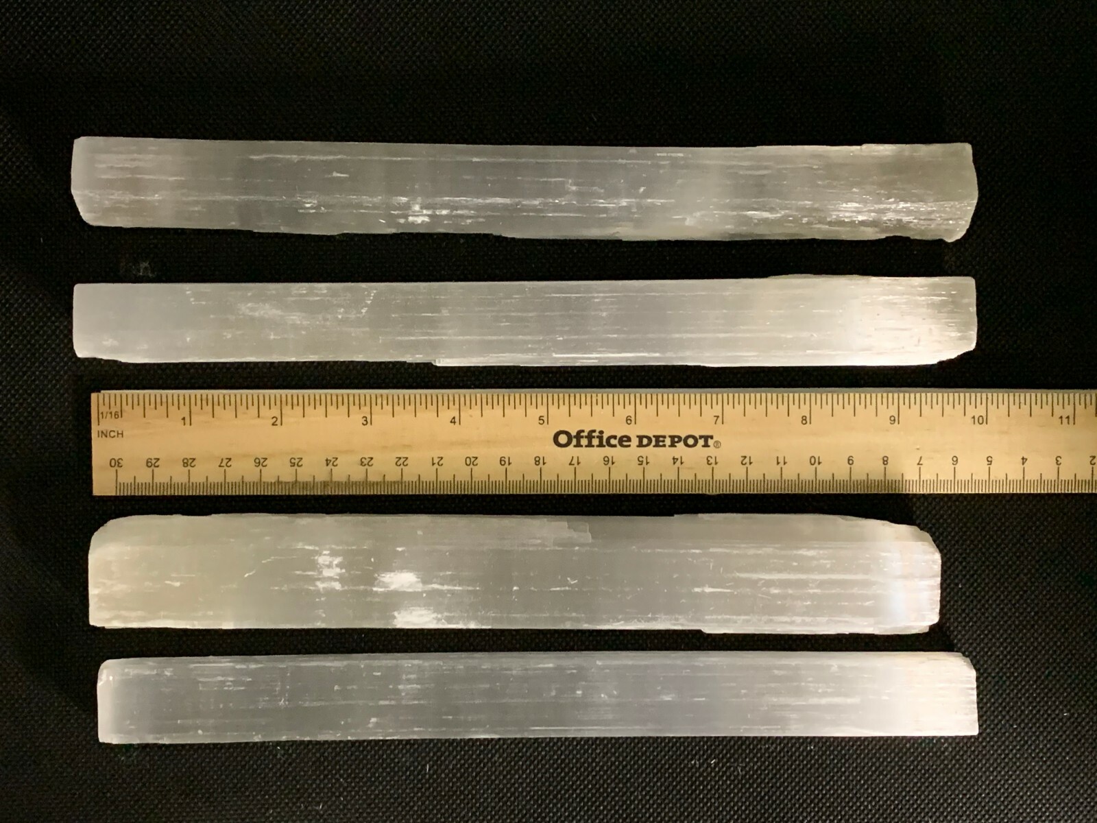 9-10″ Selenite Long Sticks, Bar, Wand, White Healing Stone, Wholesale Bulk Lot
