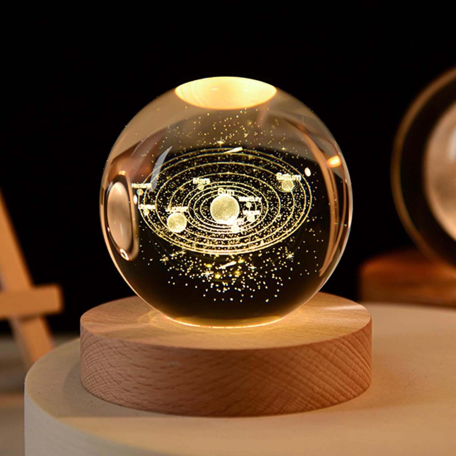 Solar System Crystal Ball, 2.4inch(60mm) Balls with