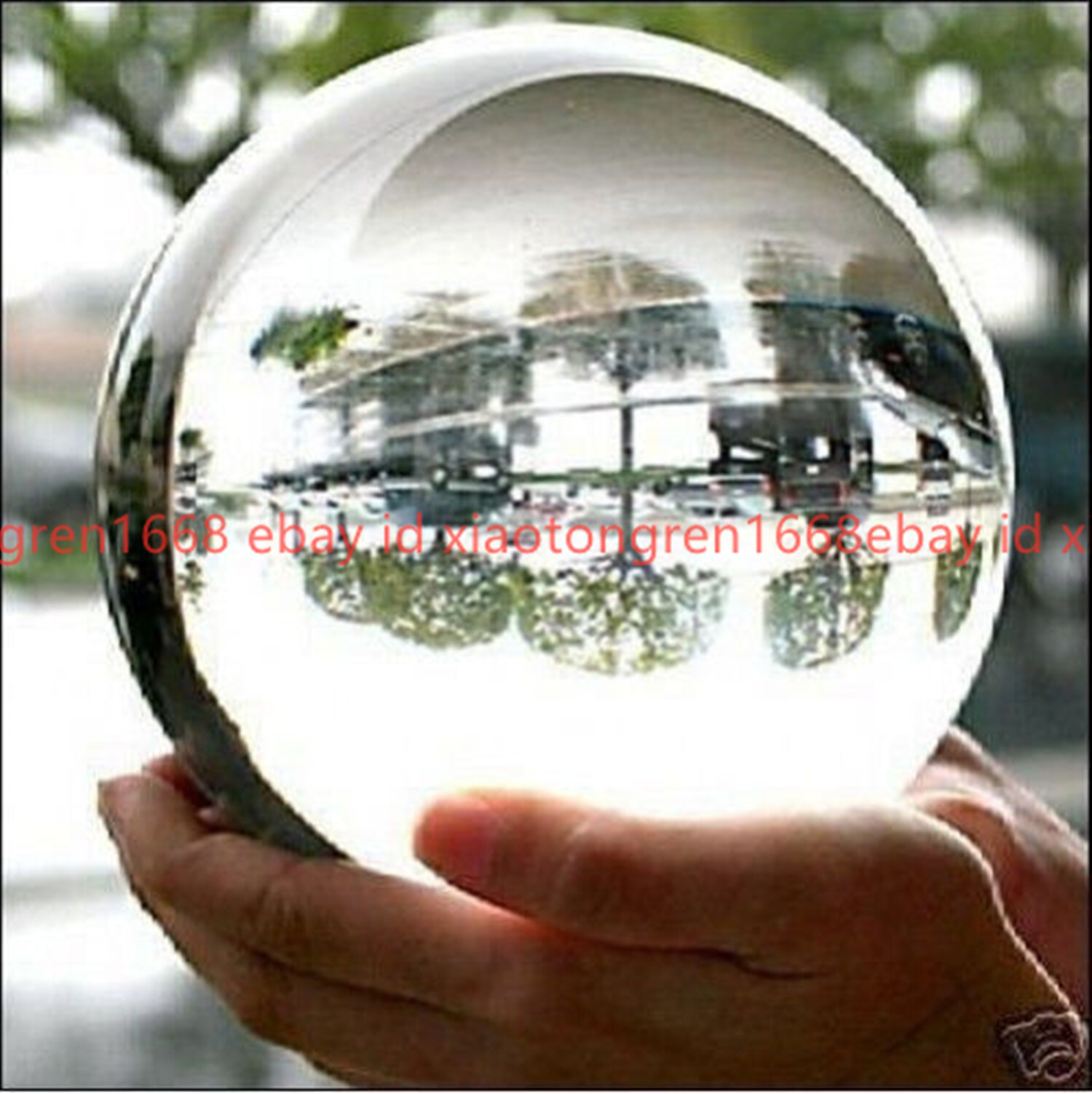 100mm 80mm 60mm 40mm Asian Rare Natural Quartz Clear Magic Crystal Healing Ball